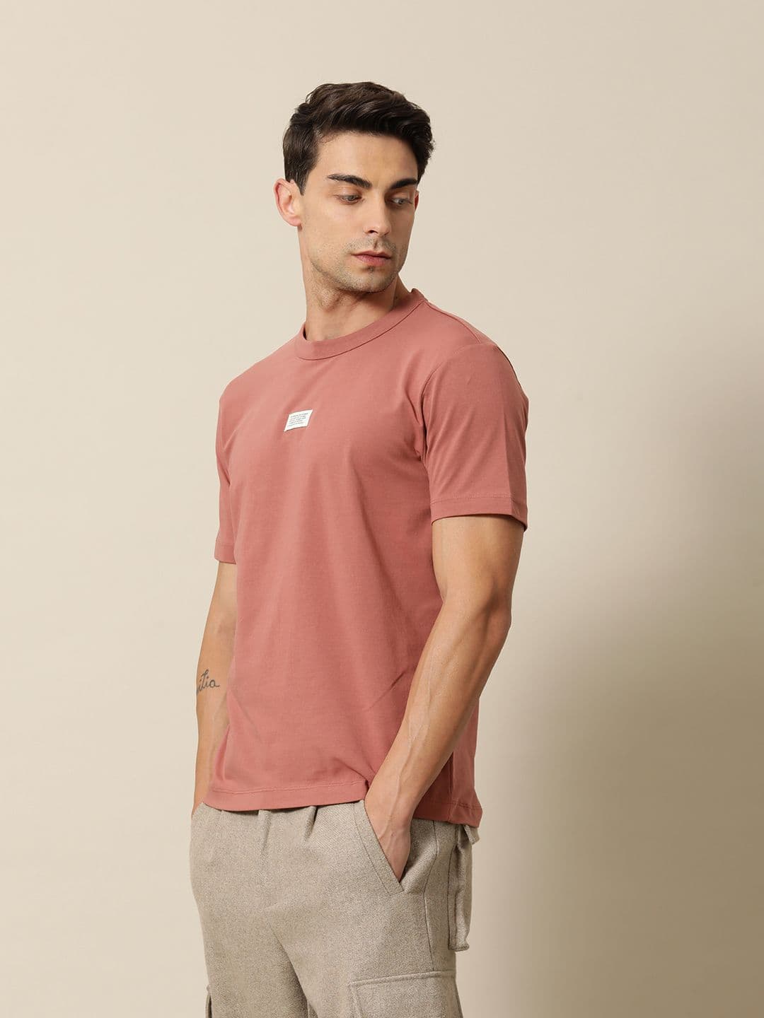 Mr Bowerbird Round Neck Tailored Fit Philsosophy Muscle T-shirt - view 1