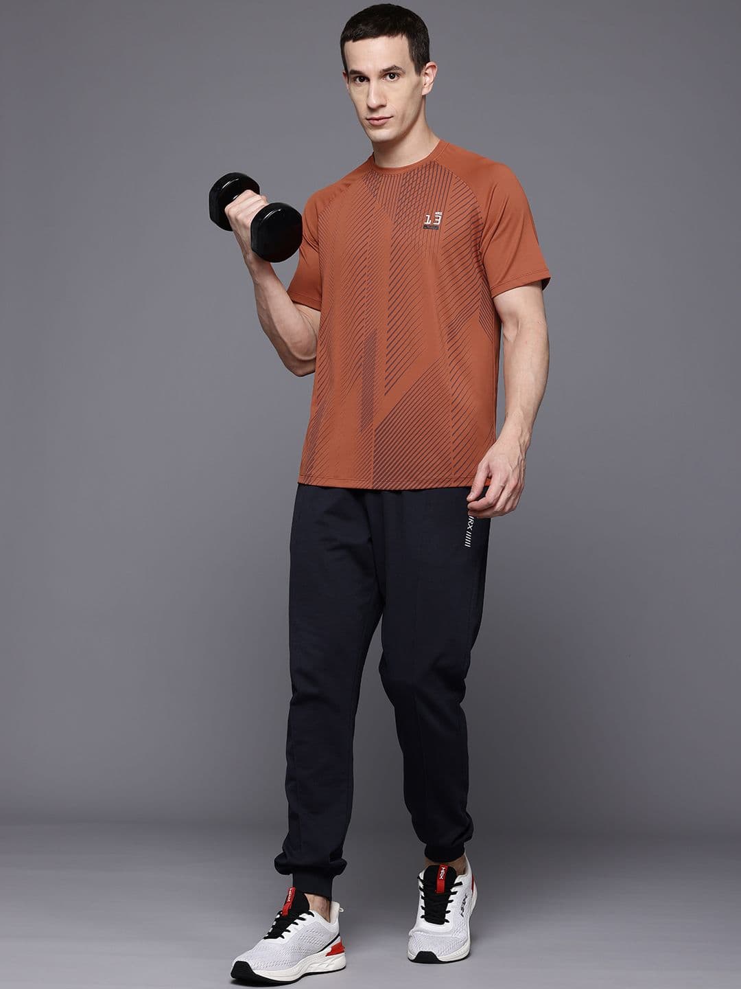 HRX by Hrithik Roshan Printed Rapid-Dry Training T-shirt - view 1