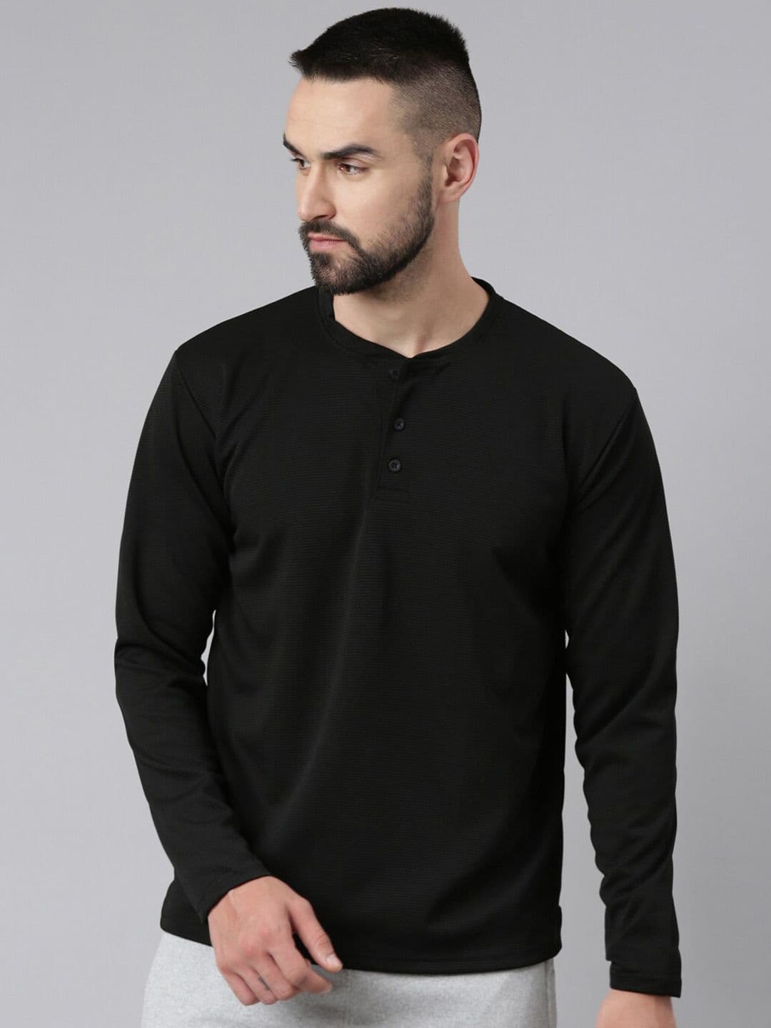MADSTO Henley Neck T-shirt - view 1