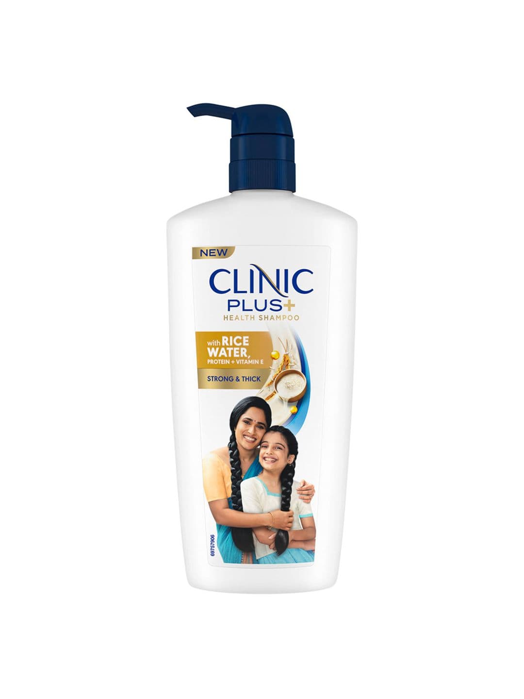 Clinic Plus Strong & Thick Shampoo with Rice Water Protein & Vitamin E - 650ml - view 1