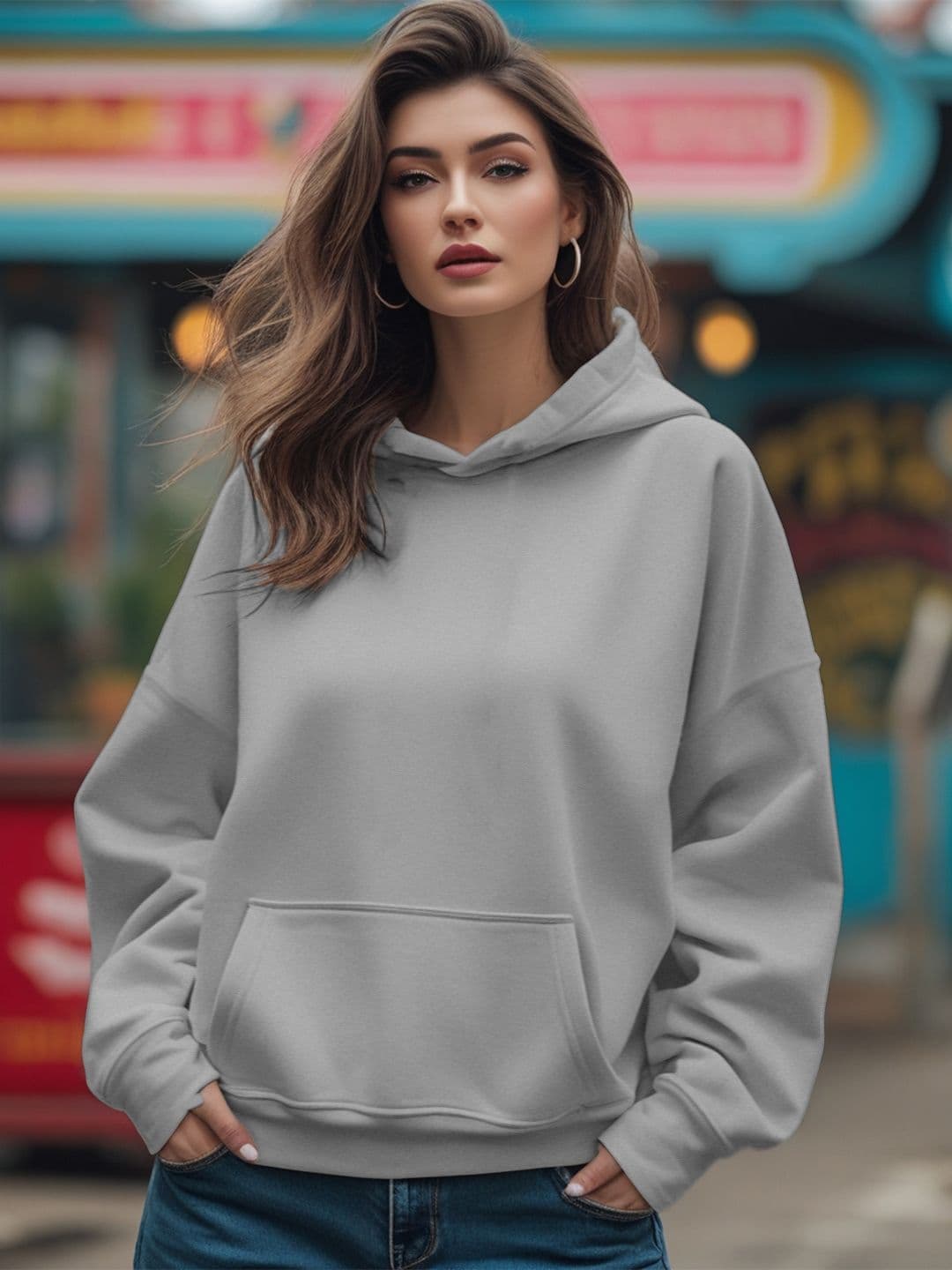 Leotude Hooded Fleece Pullover - view 1
