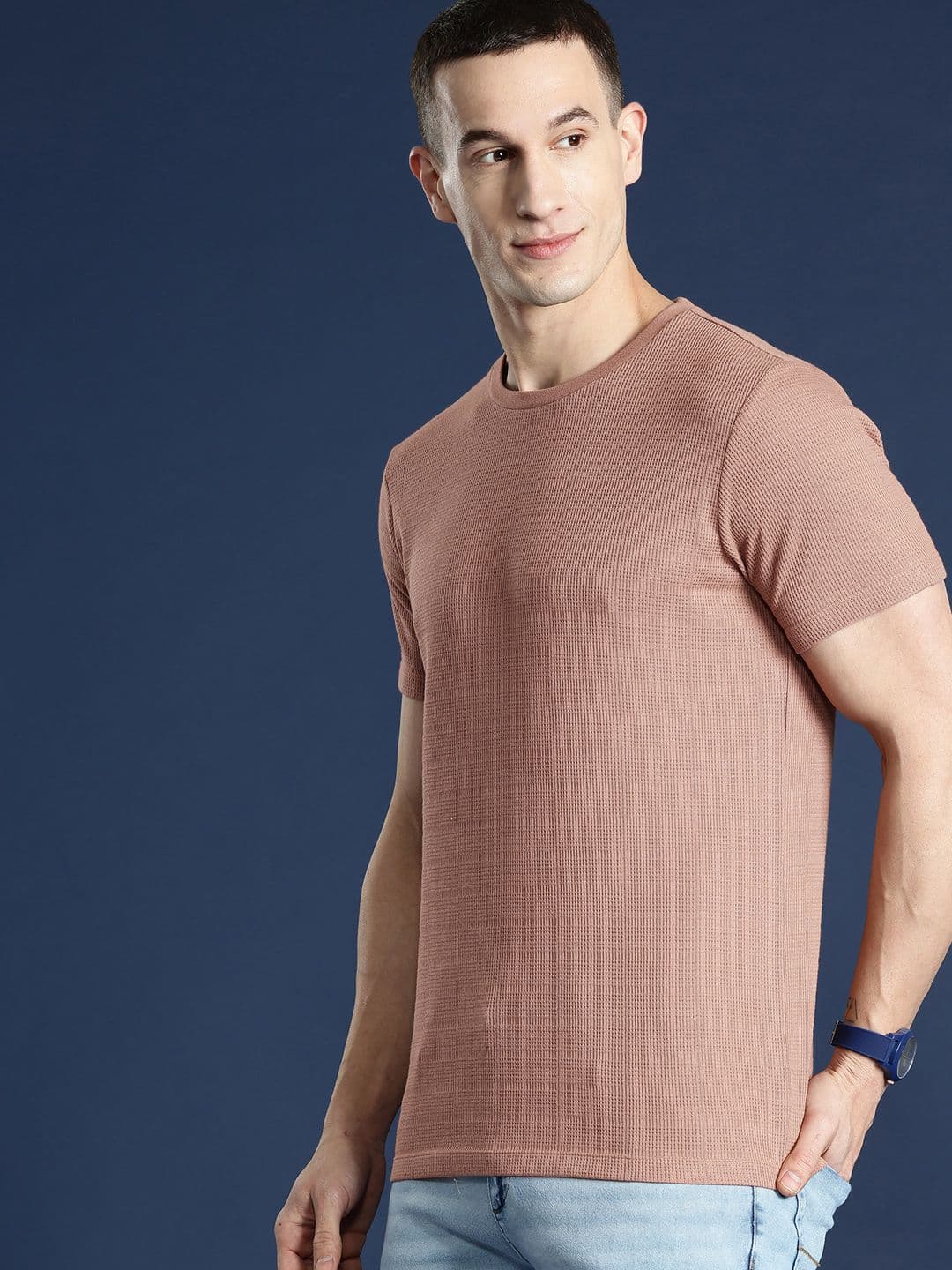 Mast & Harbour Men Solid T-shirt - view 1