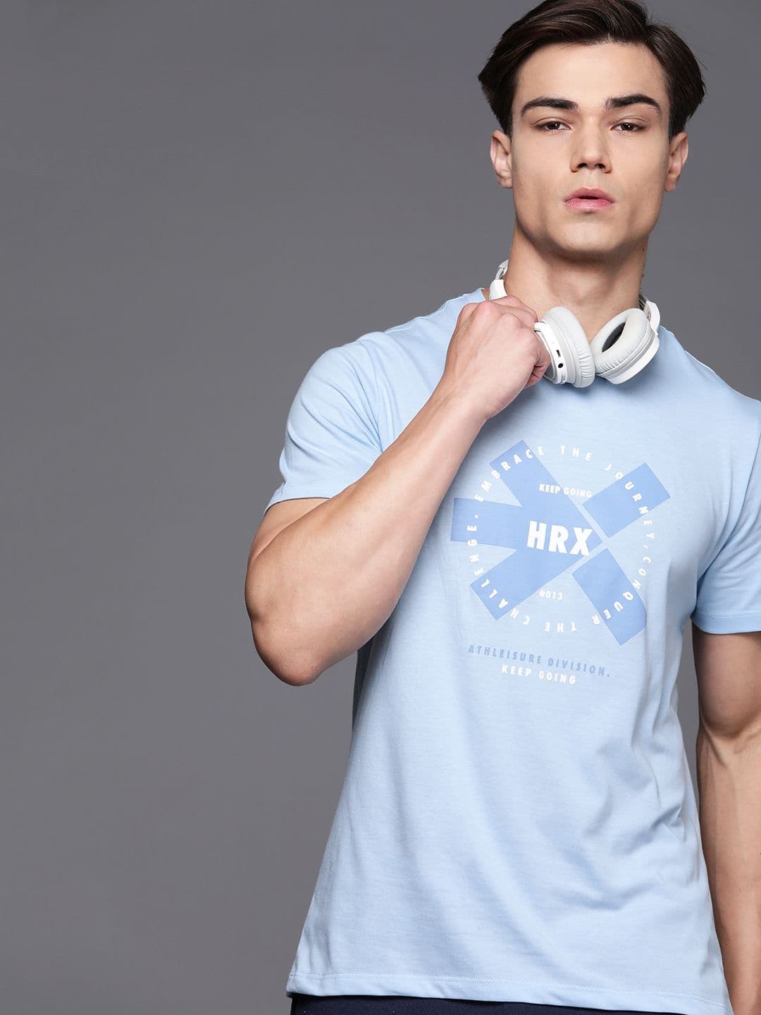 HRX by Hrithik Roshan Graphic Printed Round Neck Lifestyle T-Shirt - view 1