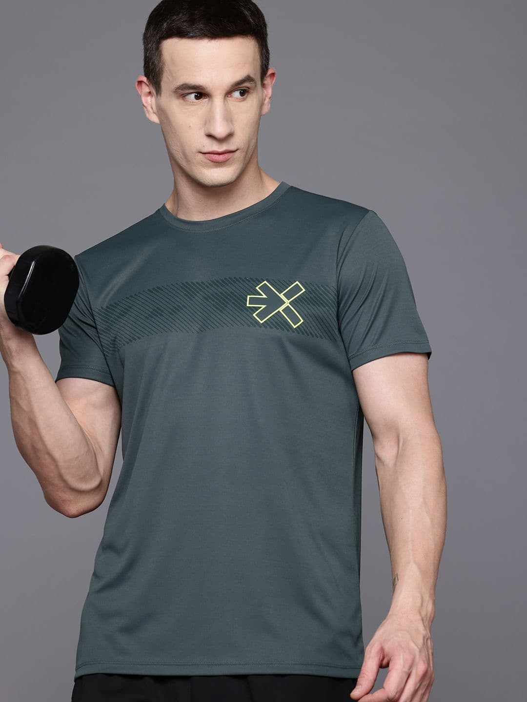 HRX by Hrithik Roshan Rapid-Dry Training T-shirt - view 1