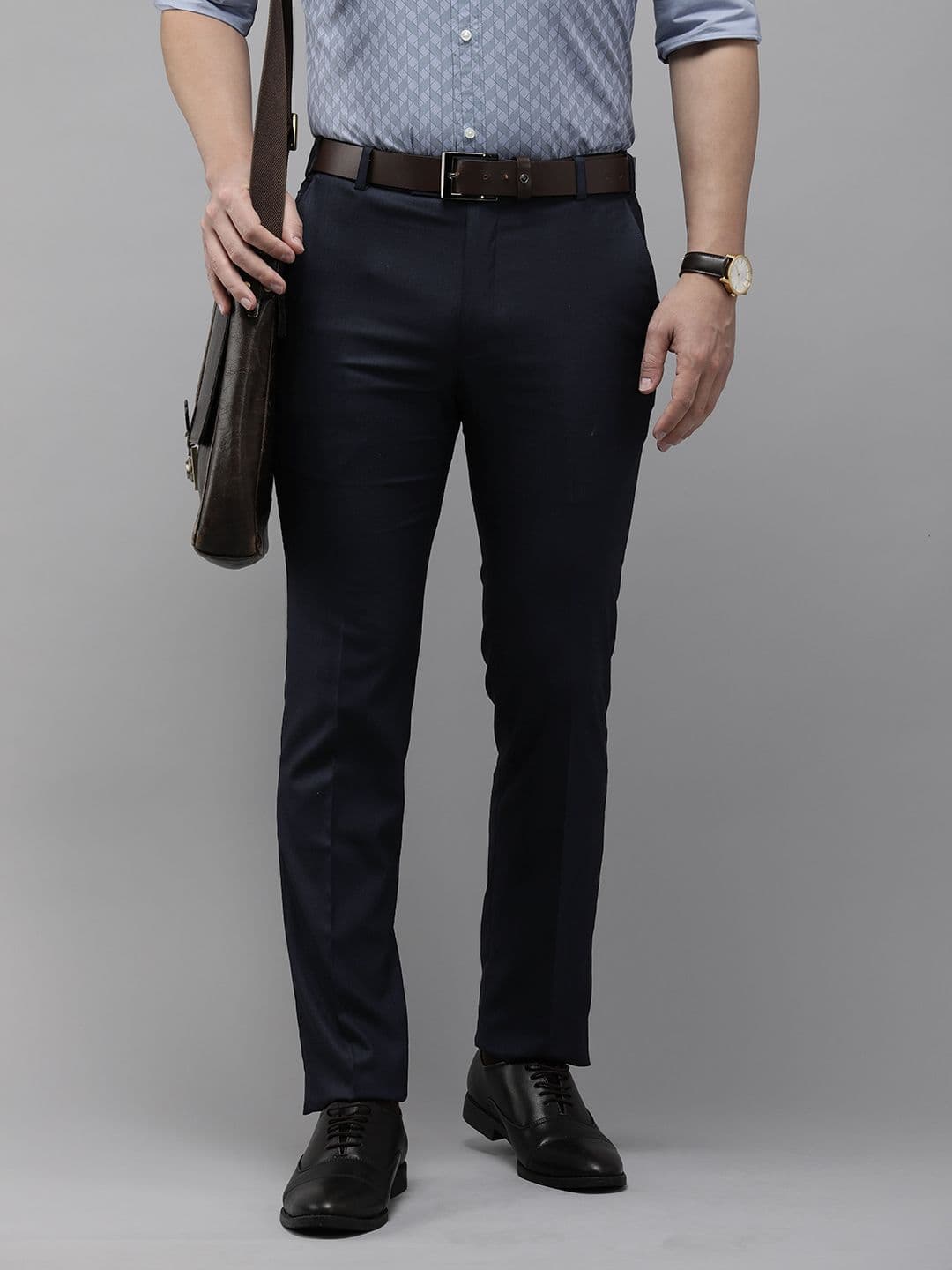 Park Avenue Men Super Slim Fit Formal Trouser - view 1