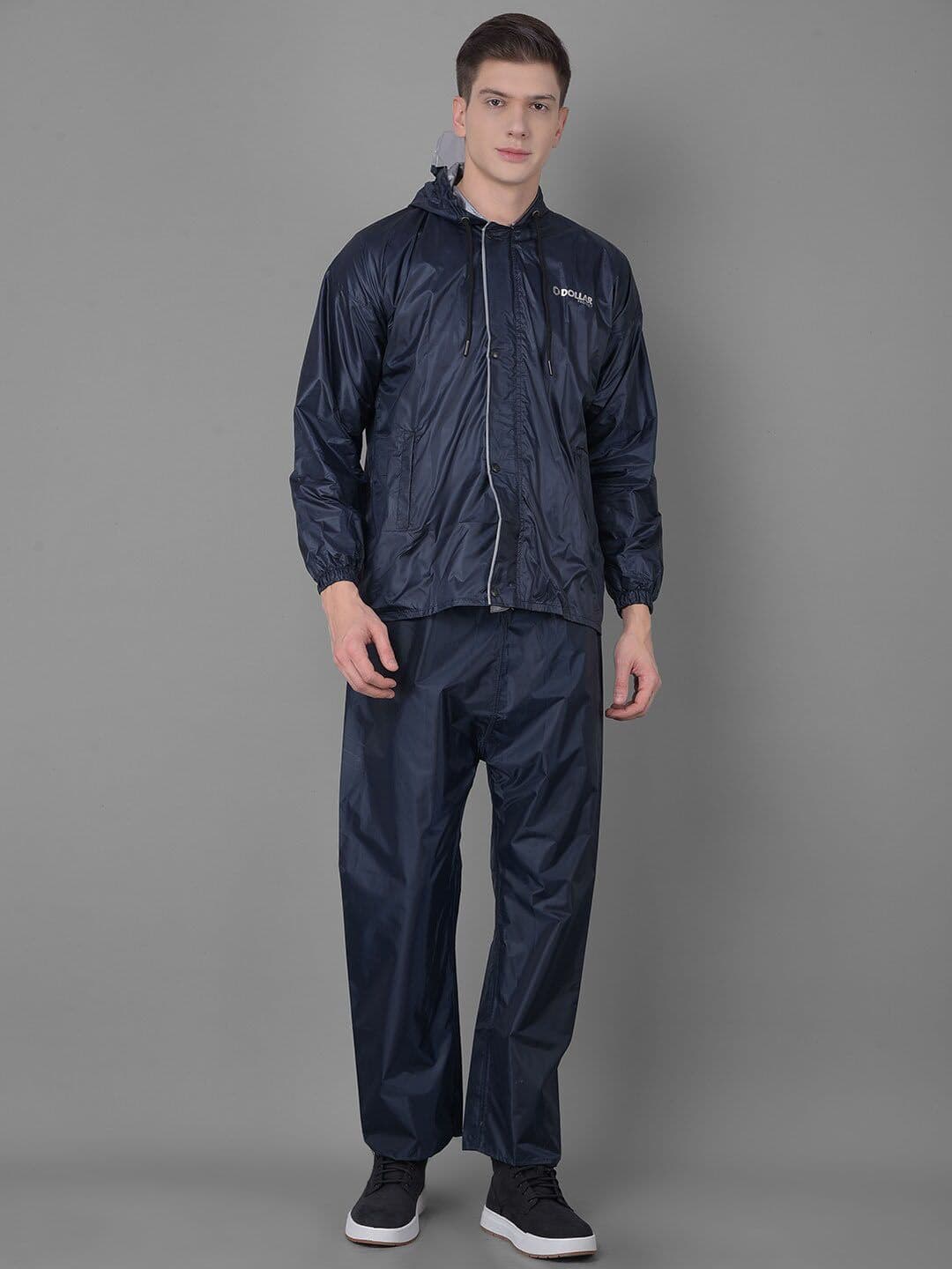 Dollar Adjustable Hood Reversible Rain Jacket - view 1