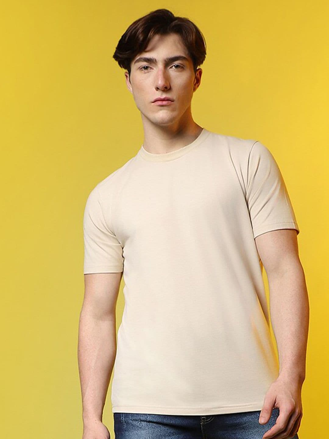 CAHOOT Regular Fit Cotton Basic T-Shirt - view 1