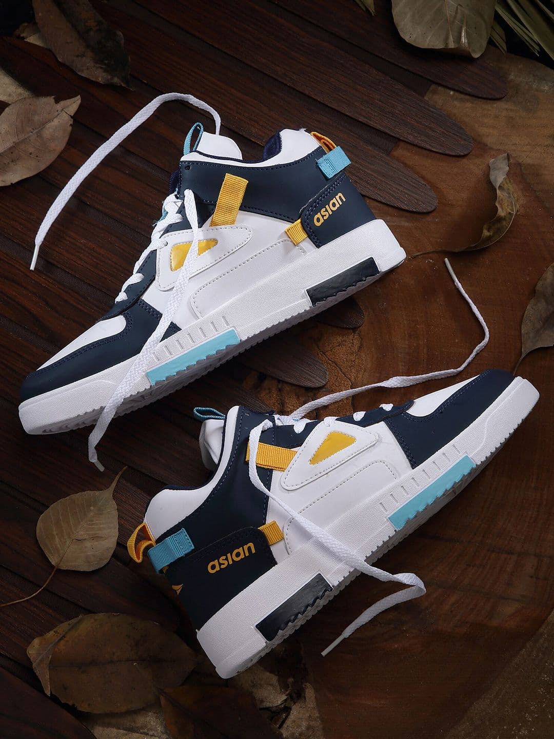 ASIAN Men Colourblocked Memory Foam Lace Up Sneakers - view 1