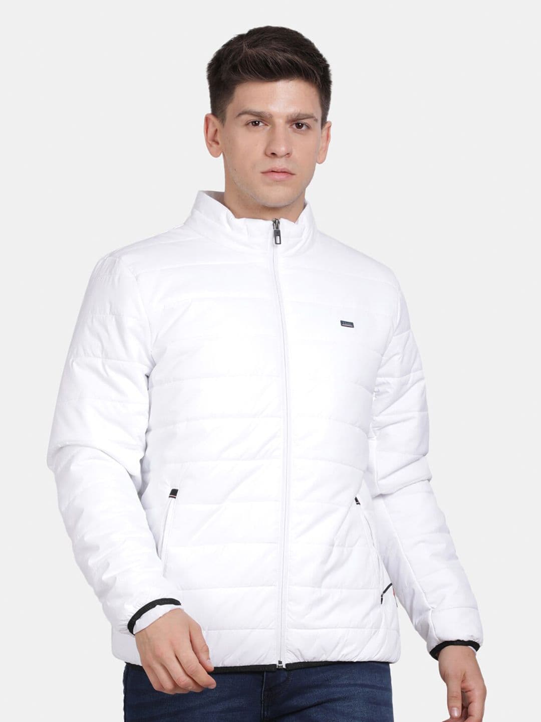 t-base Mock Collar Insulator Padded Jacket - view 1
