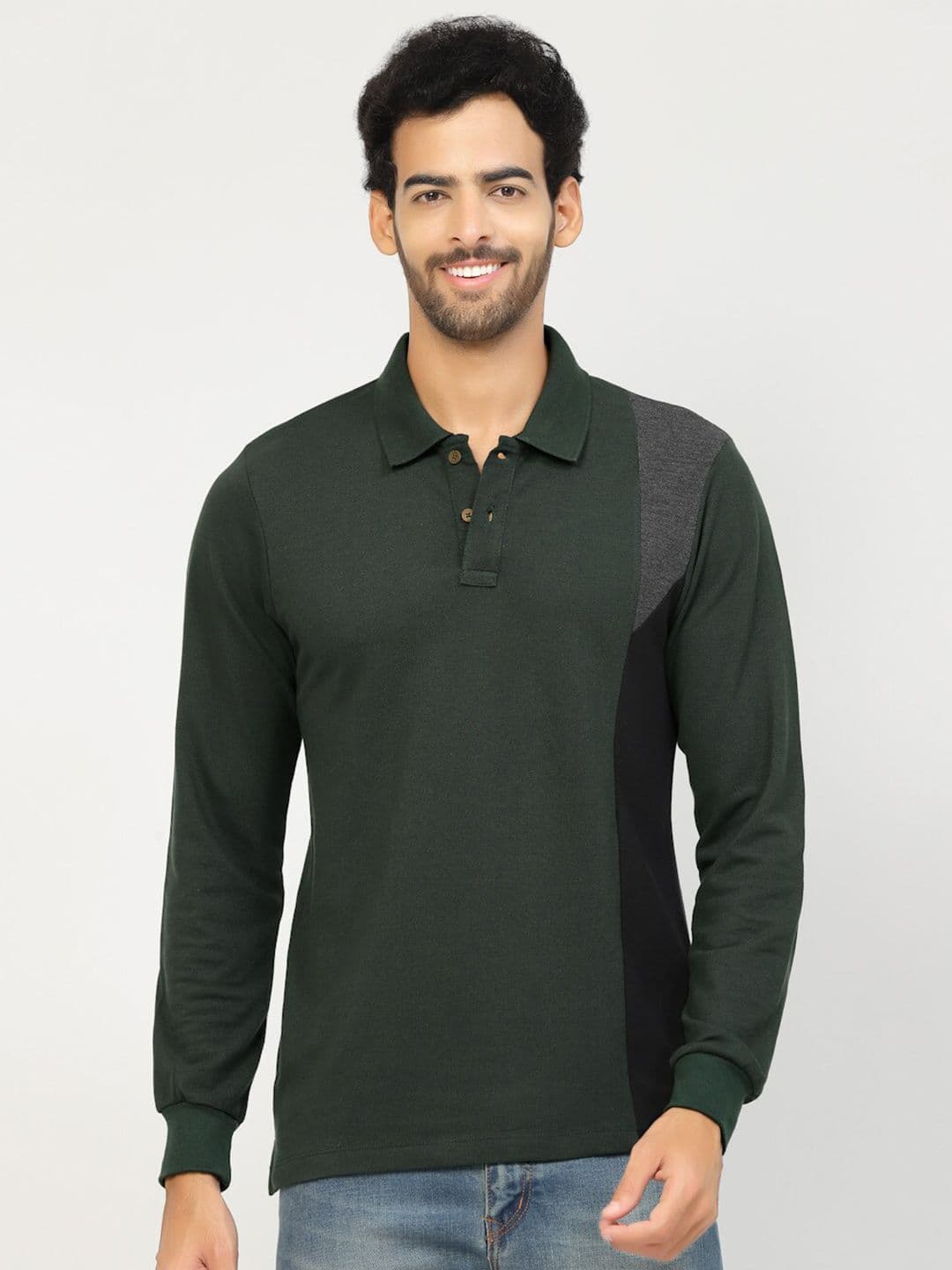 Kalt Polo Collar Full Sleeves T-shirt - view 1