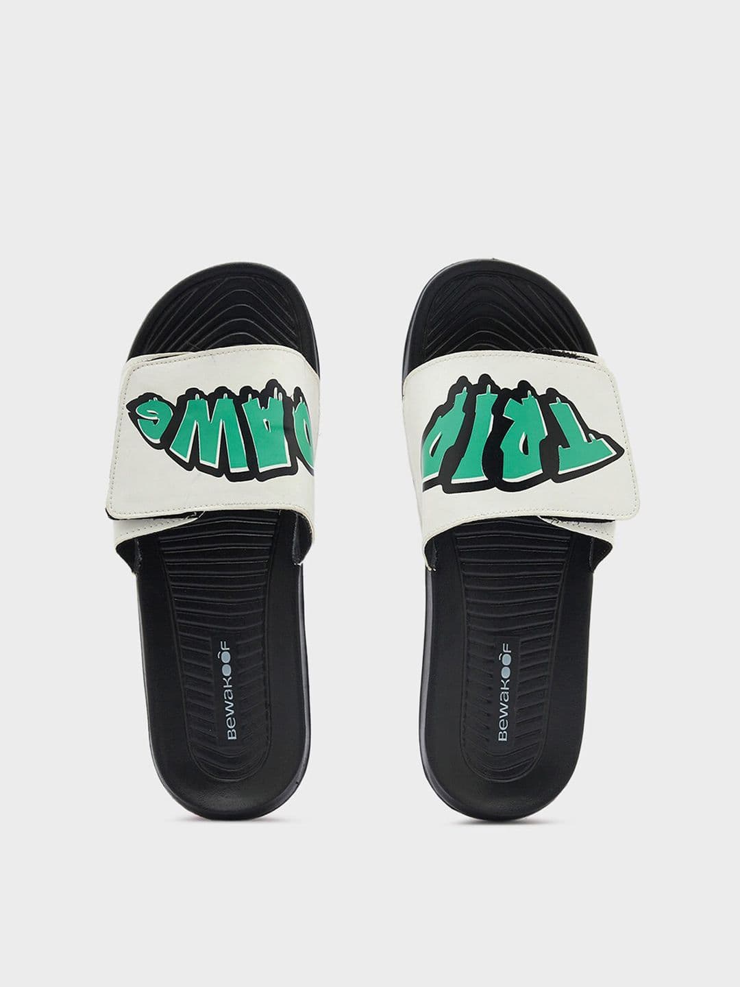 Bewakoof Men Trip Dawg Printed Rubber Sliders - view 1
