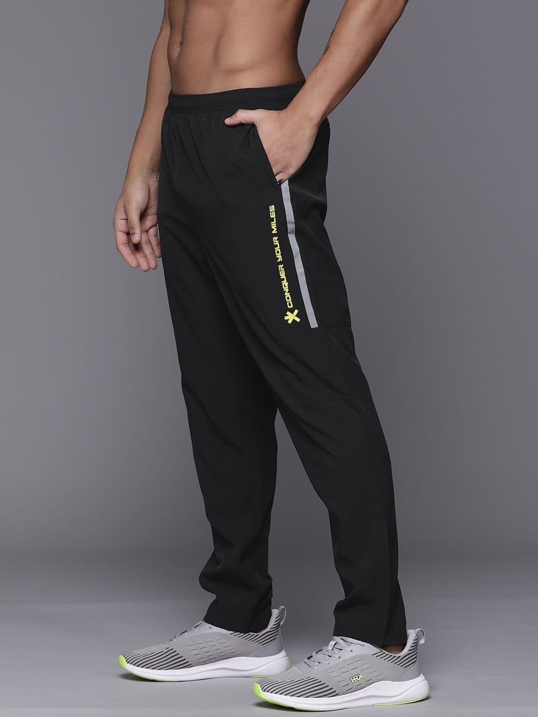 HRX by Hrithik Roshan Men Rapid-Dry Running Track Pants - view 1
