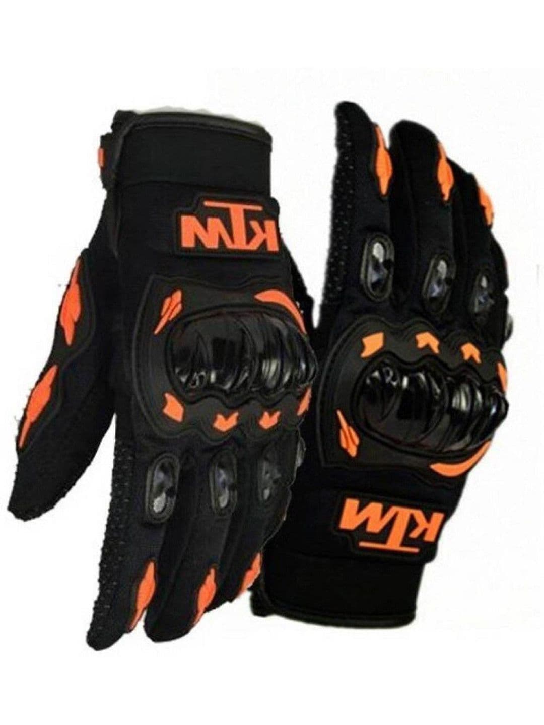BAESD Men Patterned Leather Breathable Riding Gloves - view 1