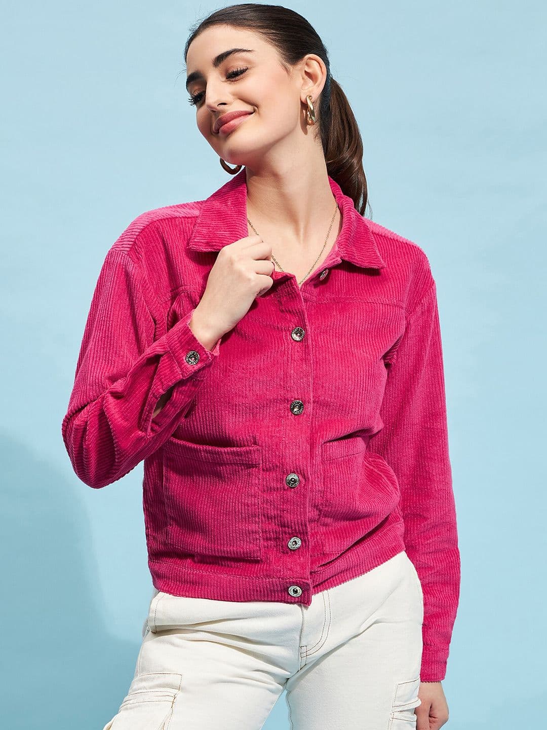 STREET 9 Striped Pure Cotton Tailored Jacket - view 1