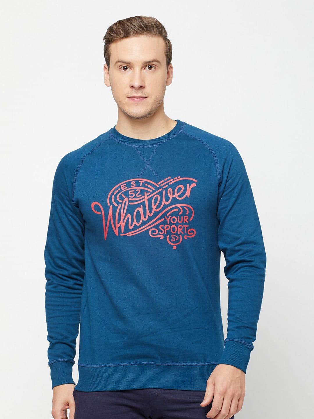 SPORTO Typography Printed Pullover Sweatshirt - view 1