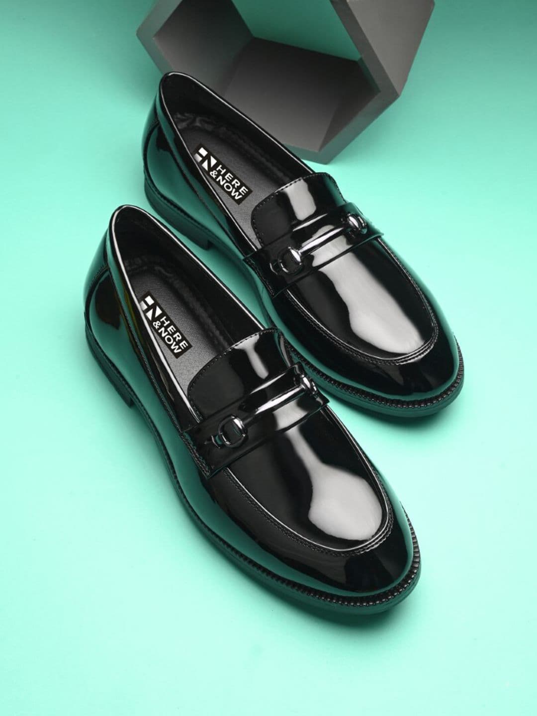 HERE&NOW Men Buckle Detailed Formal Loafers - view 1