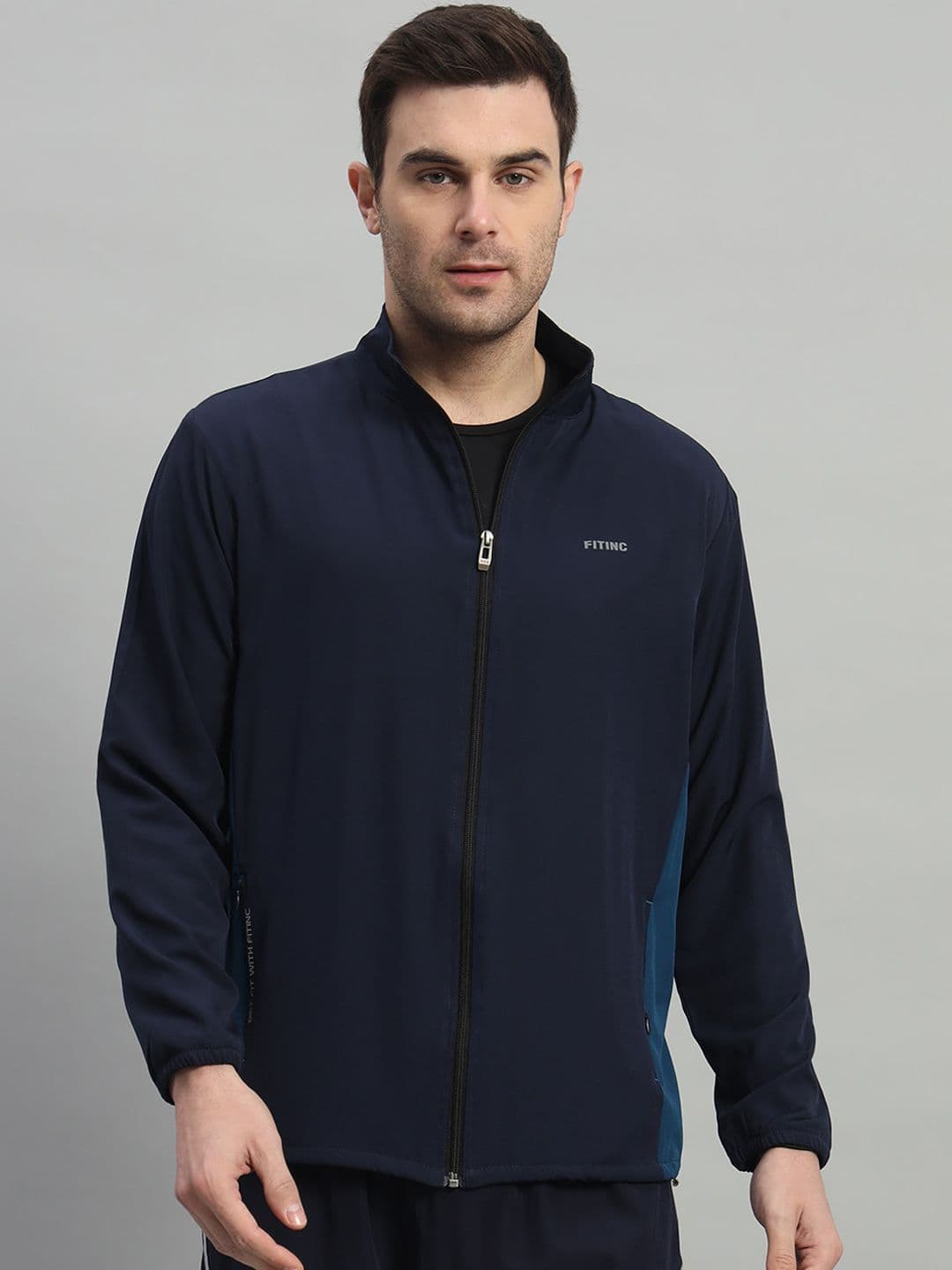 FITINC Colourblocked Lightweight Training Or Gym Sporty Jacket - view 1