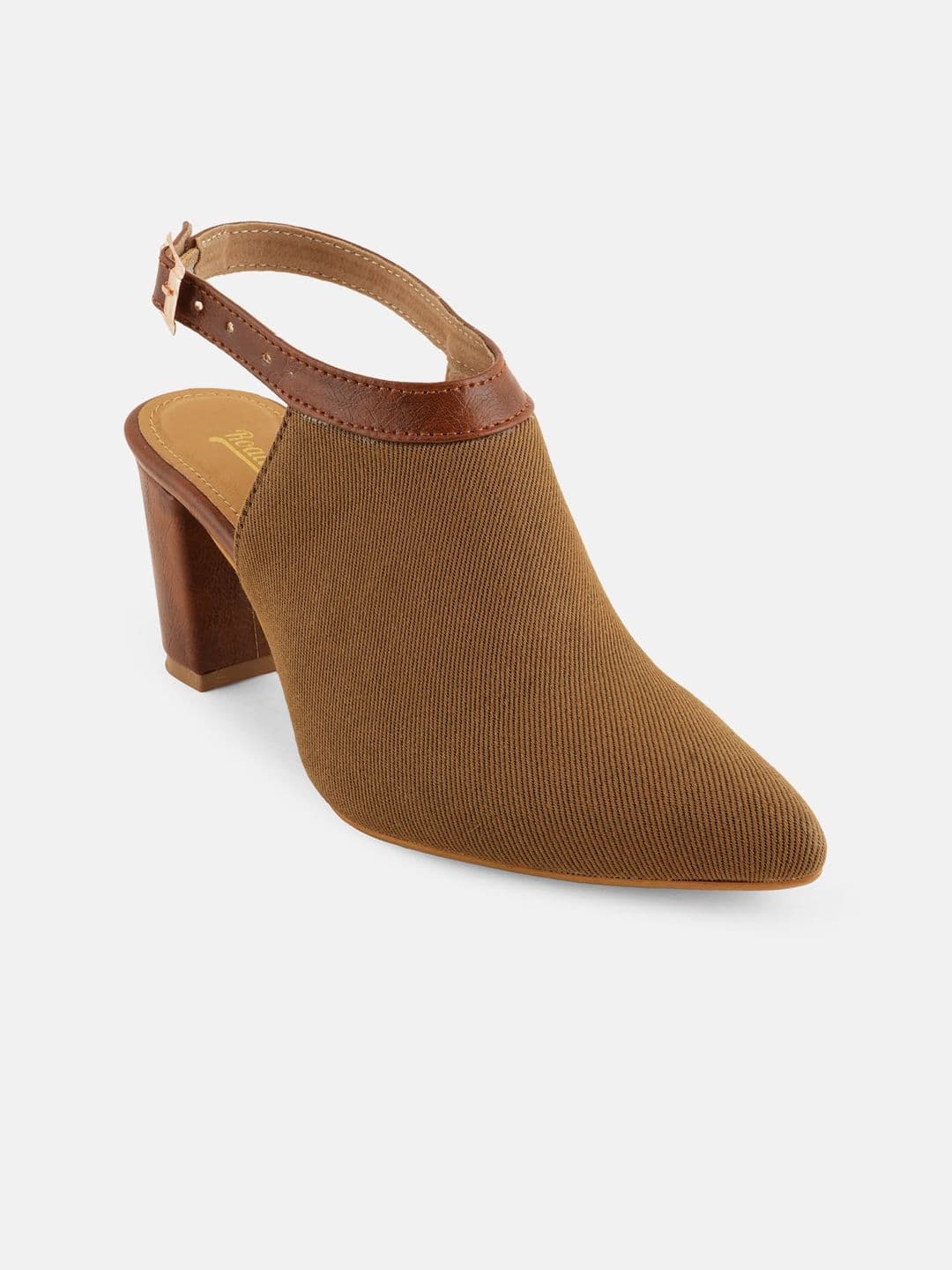 The Roadster Lifestyle Co. Textured Pointed Toe Block Heels - view 1