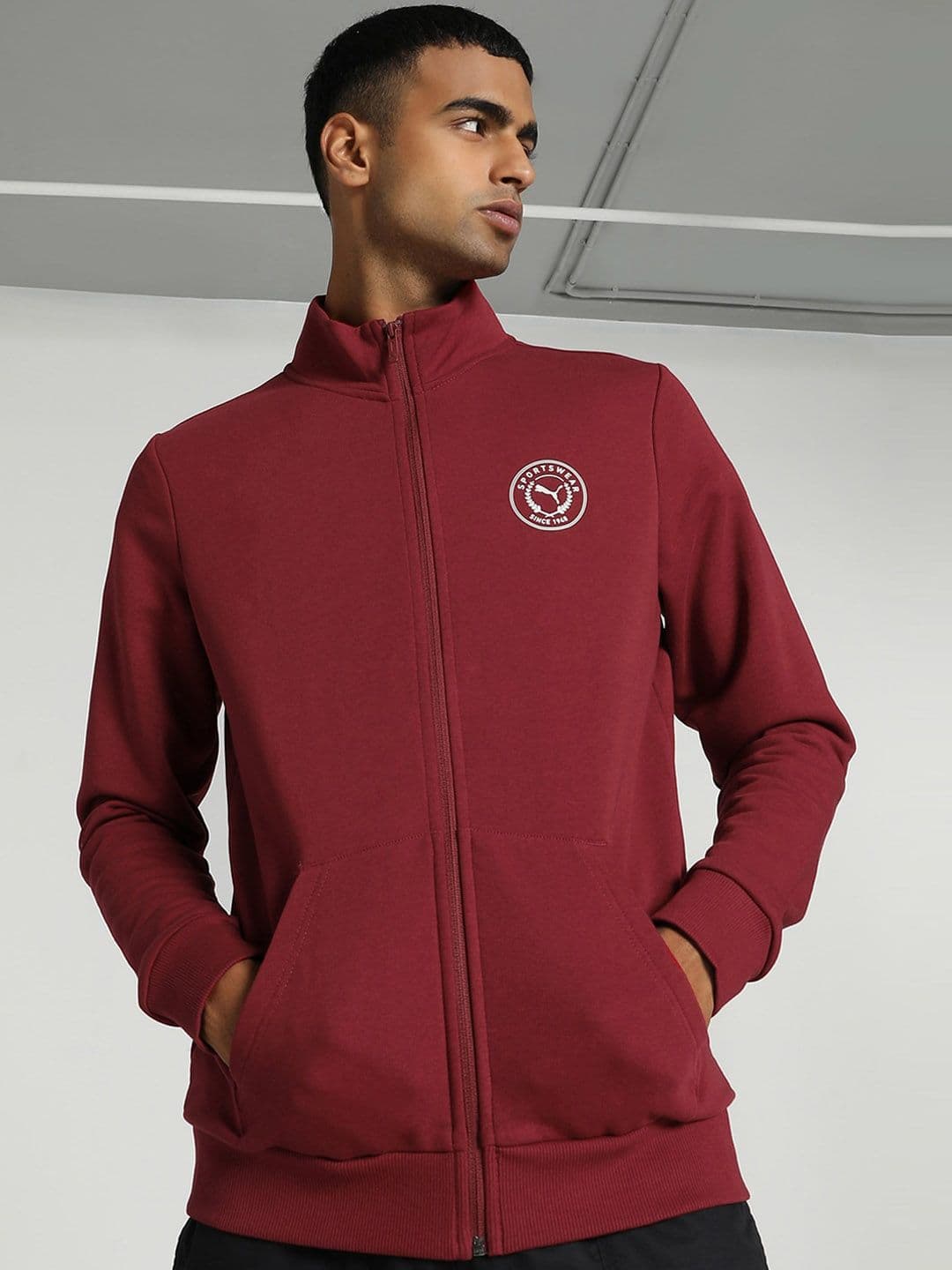 Puma Men Varsity Graphic Full-Zip Sweat Jacket - view 1