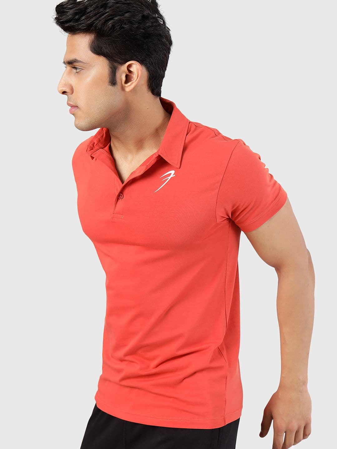 FUAARK Polo Collar Moisture Wicking Pockets Cotton Slim Fit T-shirt - view 1