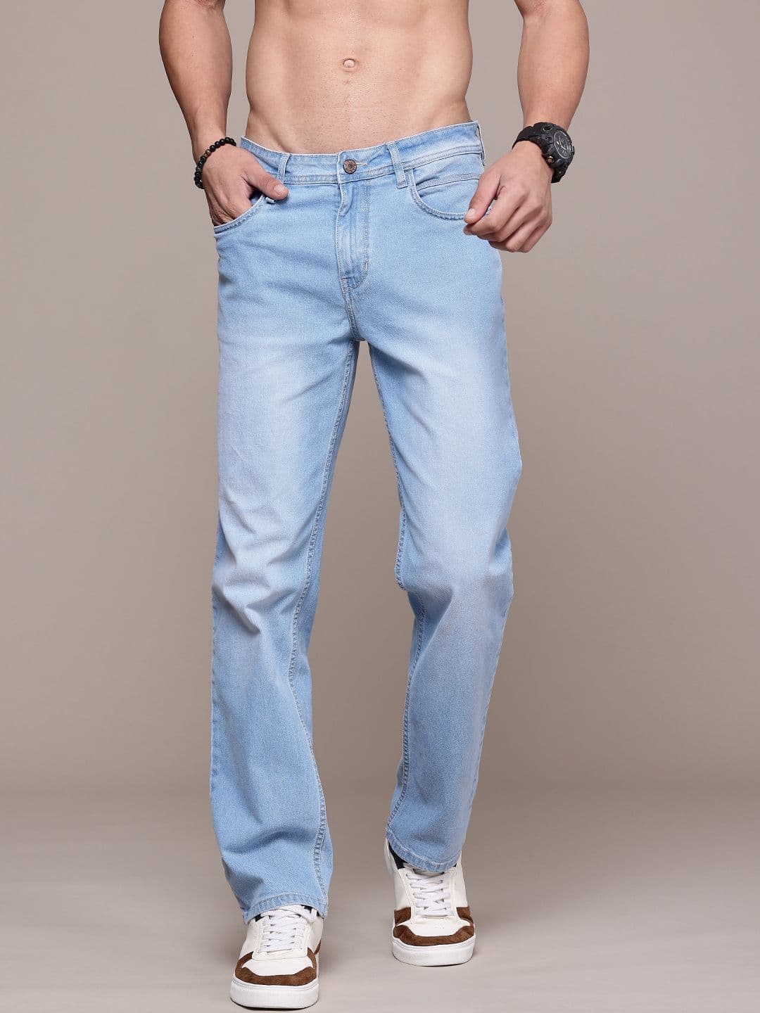 Roadster Men Regular Fit Heavy Fade Stretchable Jeans - view 1