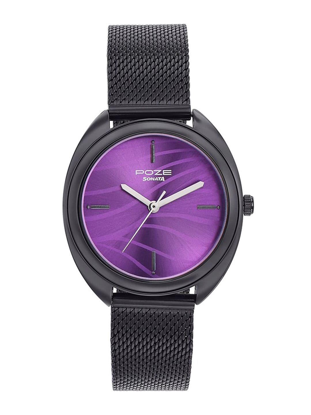 Sonata Poze Women Embellished Wrap Around Straps Analogue Watch SP80016NM01 - view 1