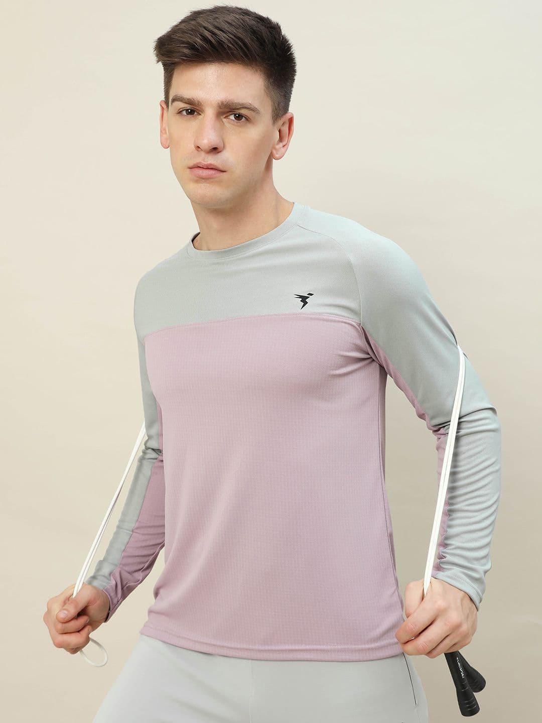 Technosport Colourblocked Slim Fit T-shirt - view 1