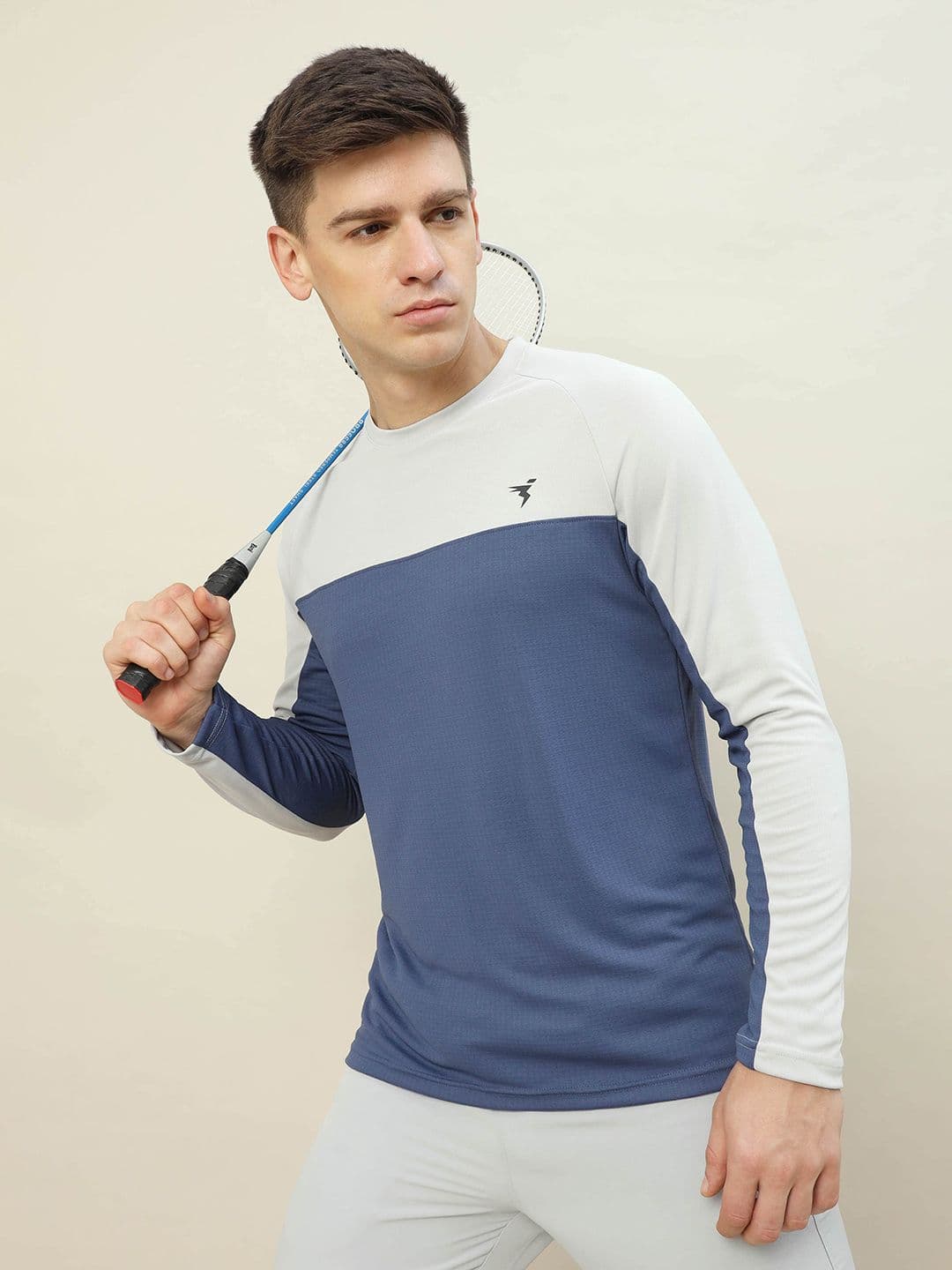 Technosport Colourblocked Rapid-Dry Slim Fit Sports T-shirt - view 1