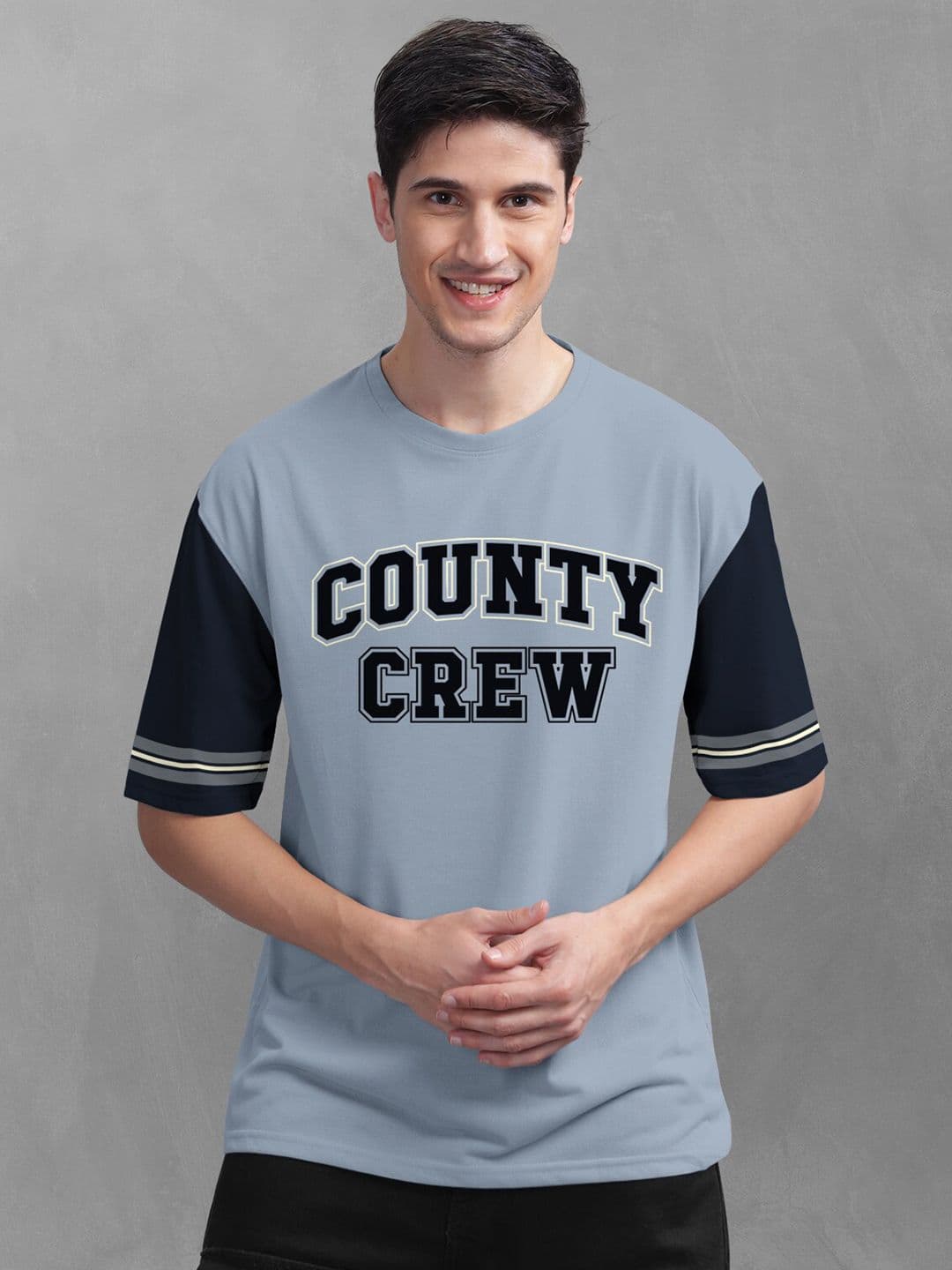 BULLMER County Crew Typography Cotton T-shirt - view 1