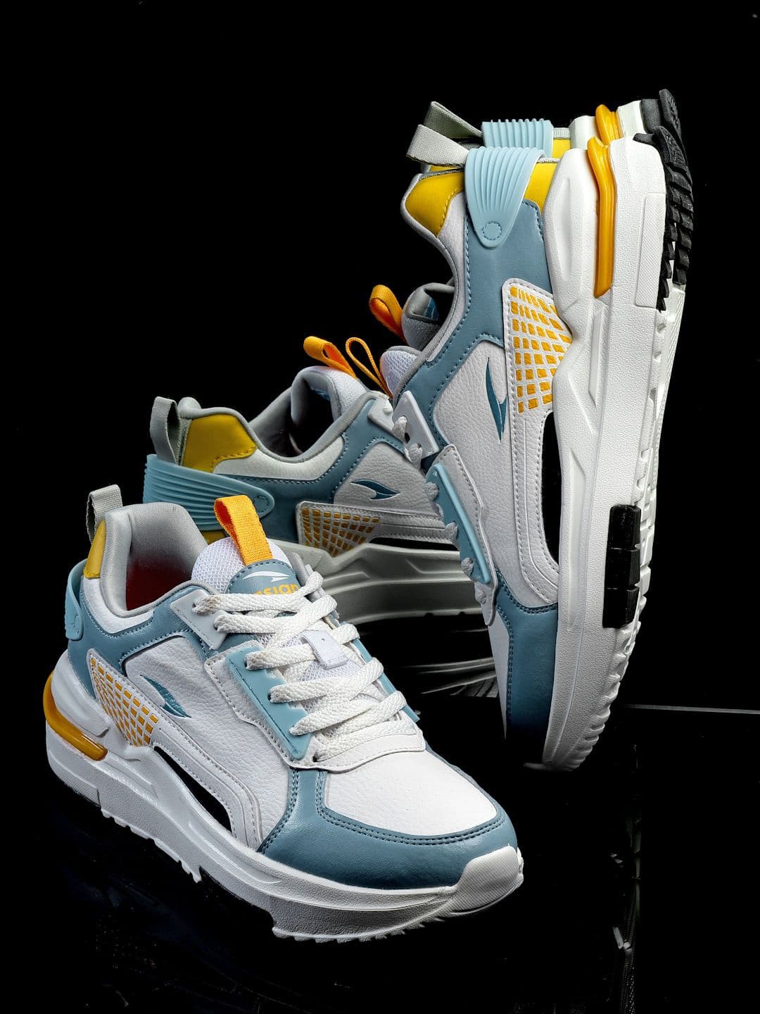 ASIAN Men Colourblocked Memory Foam Insole Sneakers - view 1