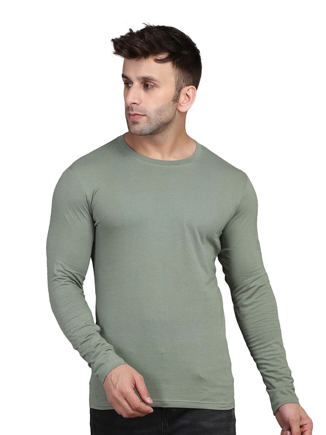 SLOWLORIS Round Neck Long Sleeves T-shirt - view 1