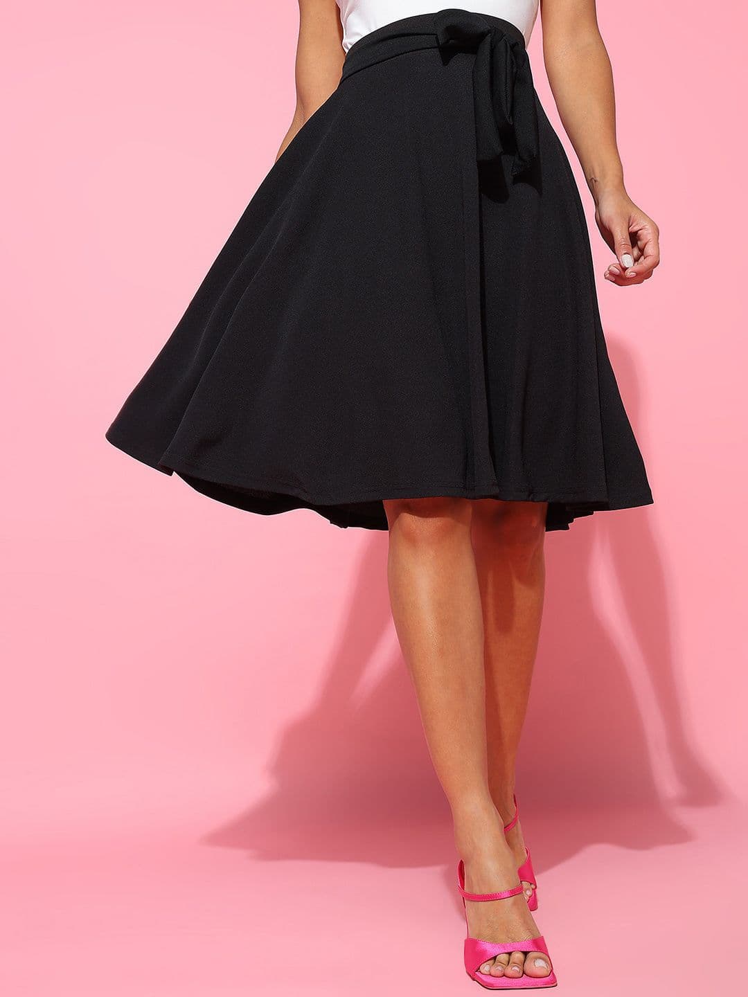 BAESD Knee Length Flared Skirt - view 1
