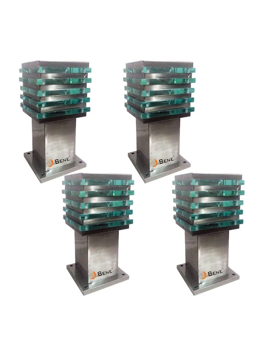 BENE Grey & Green 4 Pieces Self-Assembly Outdoor Lamps - view 1