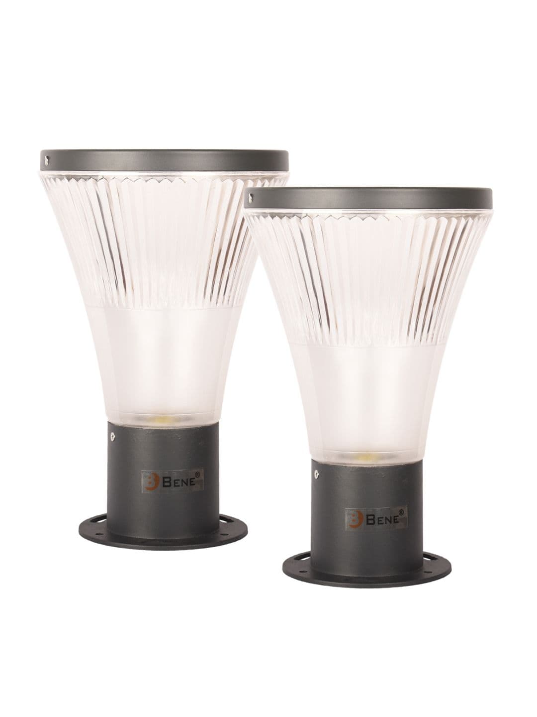 BENE Rio 2 Pieces Grey Aluminium Outdoor Lamps - view 1
