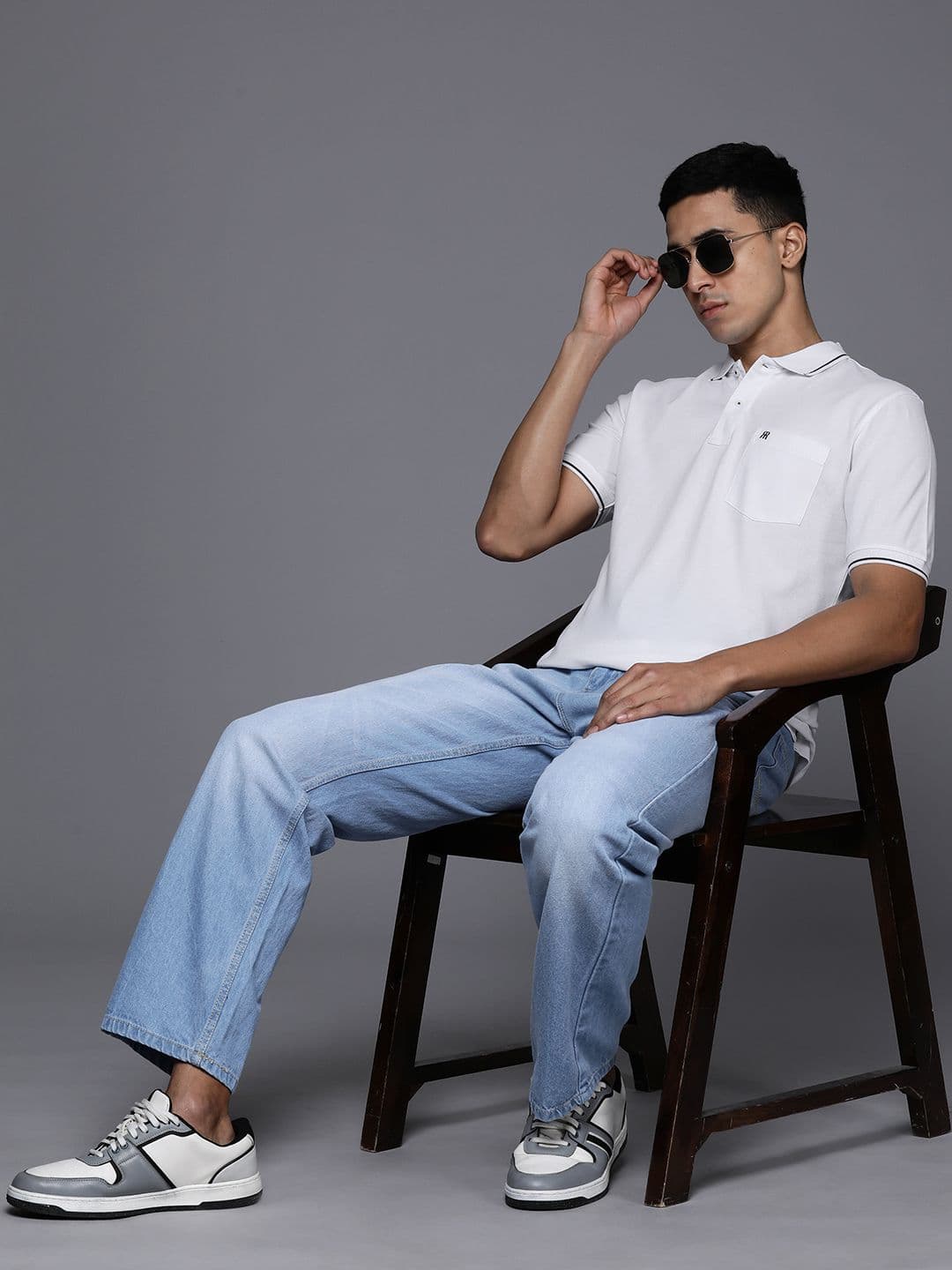 Raymond Polo Collar Pure Cotton T-shirt - view 1