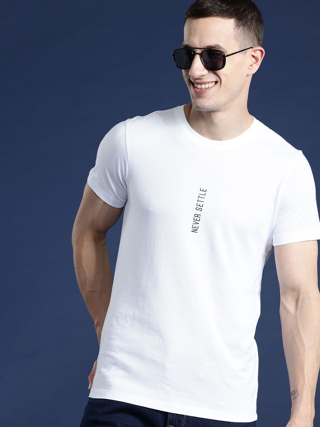 Mast & Harbour Men Typography Printed T-shirt - view 1