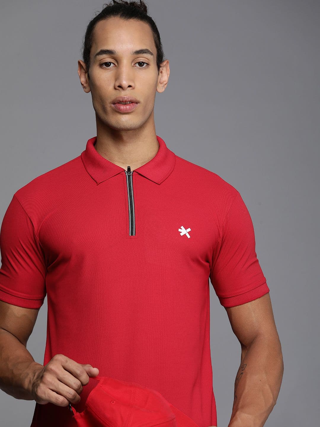 HRX by Hrithik Roshan Men Polo Collar Rapid-Dry T-shirt - view 1