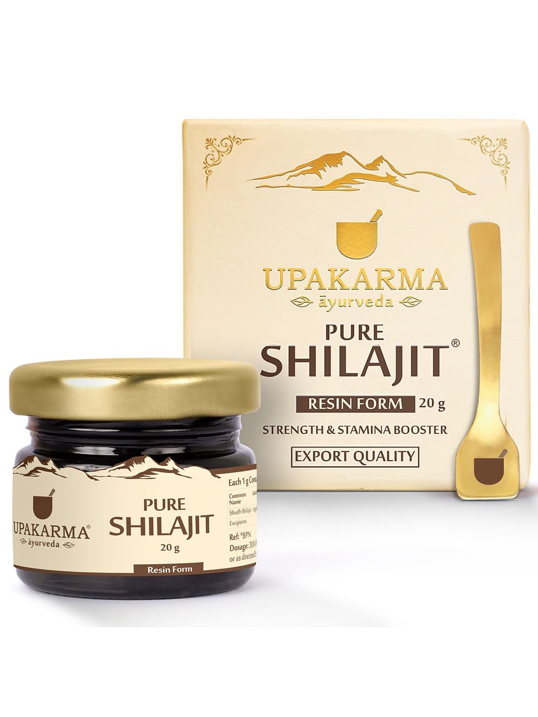 UPAKARMA Ayurveda Pure Shilajit Resin Form - 20g - view 1
