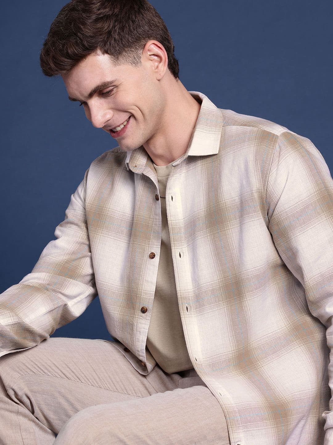 Mast & Harbour Men Checked Casual Shirt - view 1