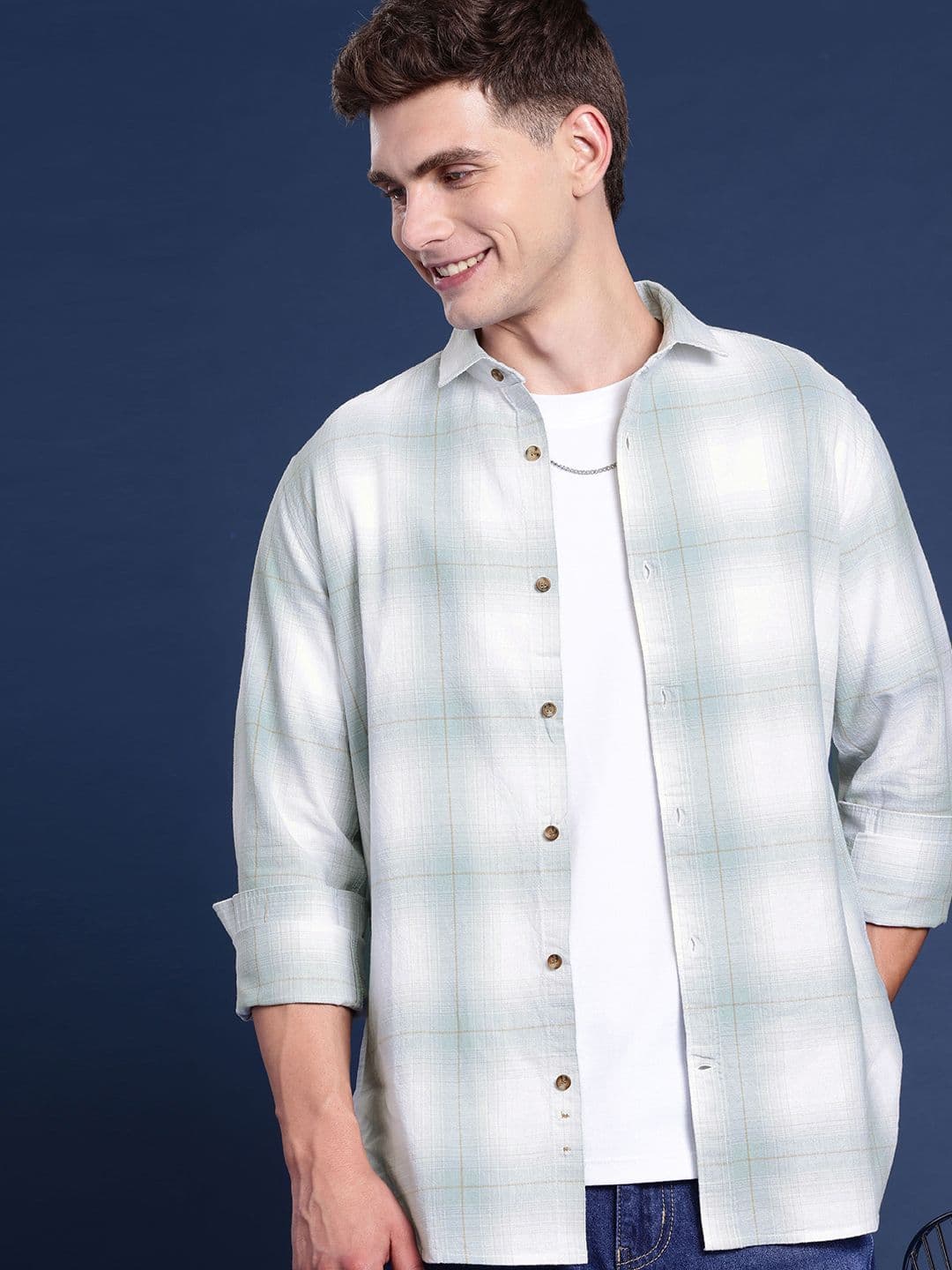 Mast & Harbour Men Checked Casual Shirt - view 1