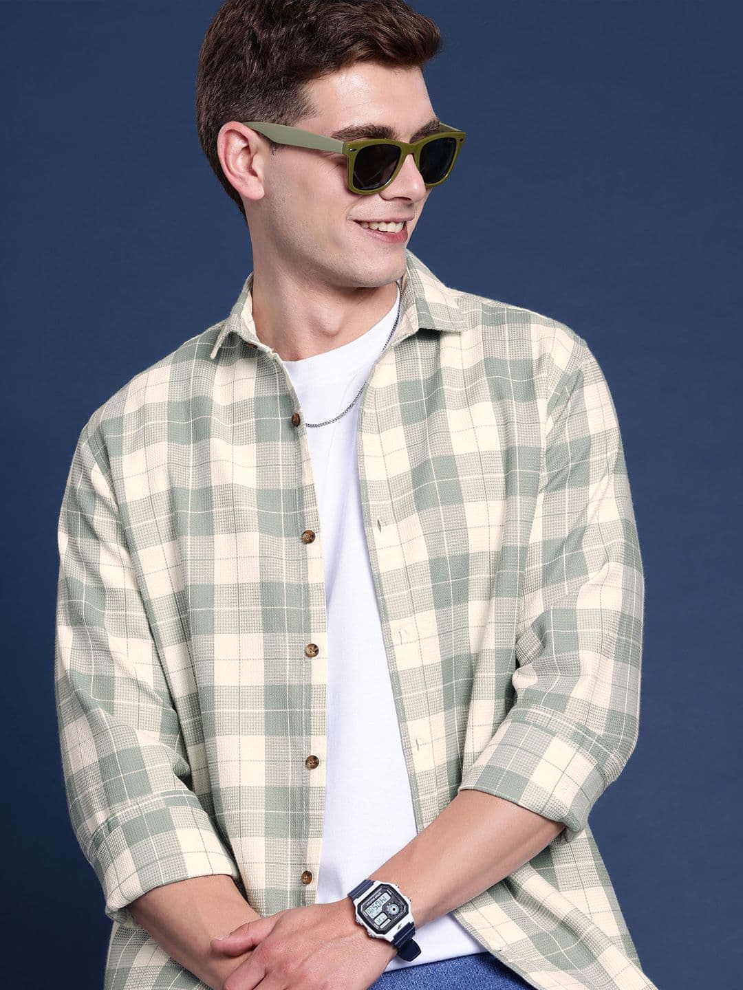 Mast & Harbour Men Checked Casual Shirt - view 1