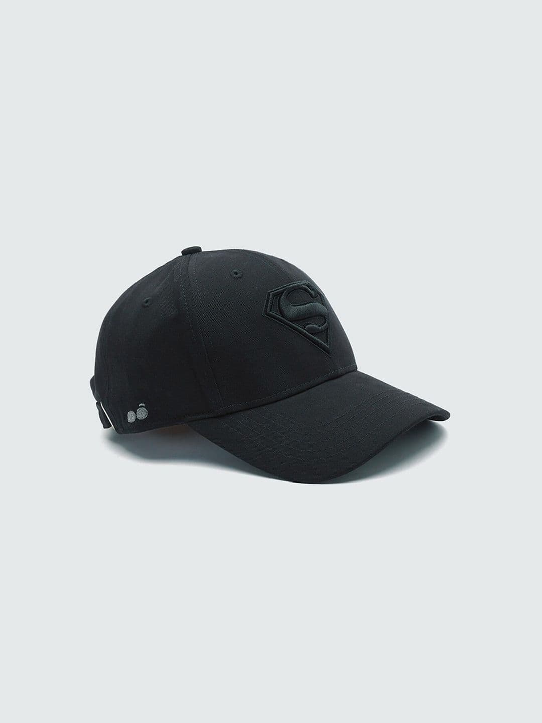 Bewakoof Unisex Black Superman Shield Printed Baseball Cap - view 1
