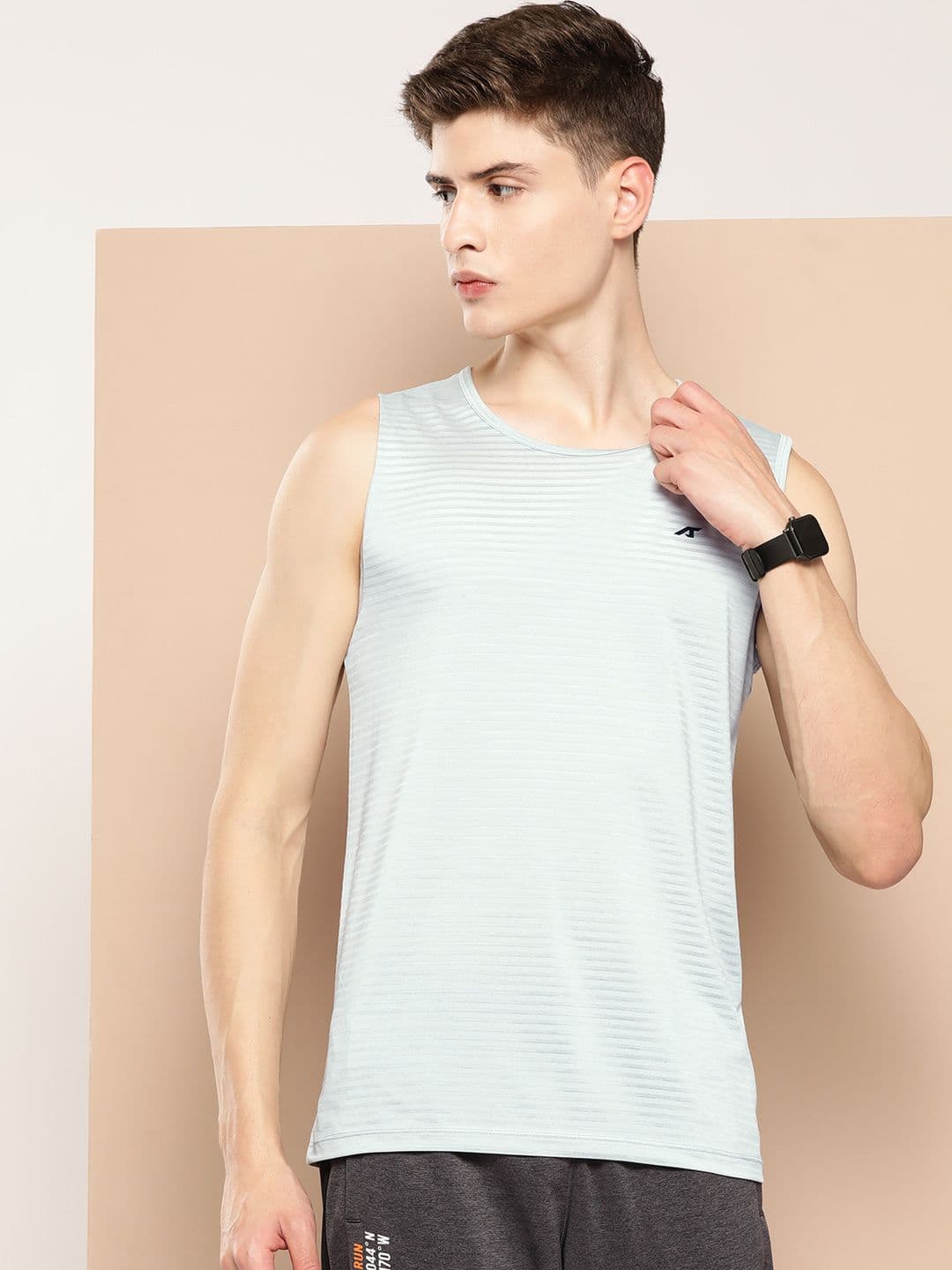 Alcis Men Typography Printed Dry Tech Slim Fit T-shirt - view 1