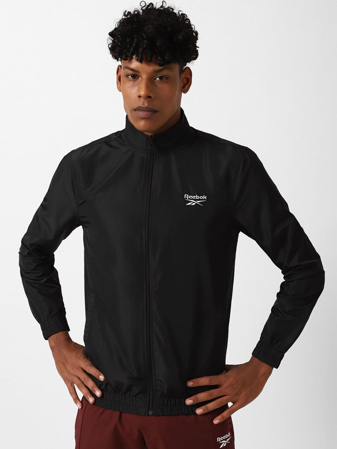 Reebok Wvn High Neck Zip-Up Sporty Jacket - view 1