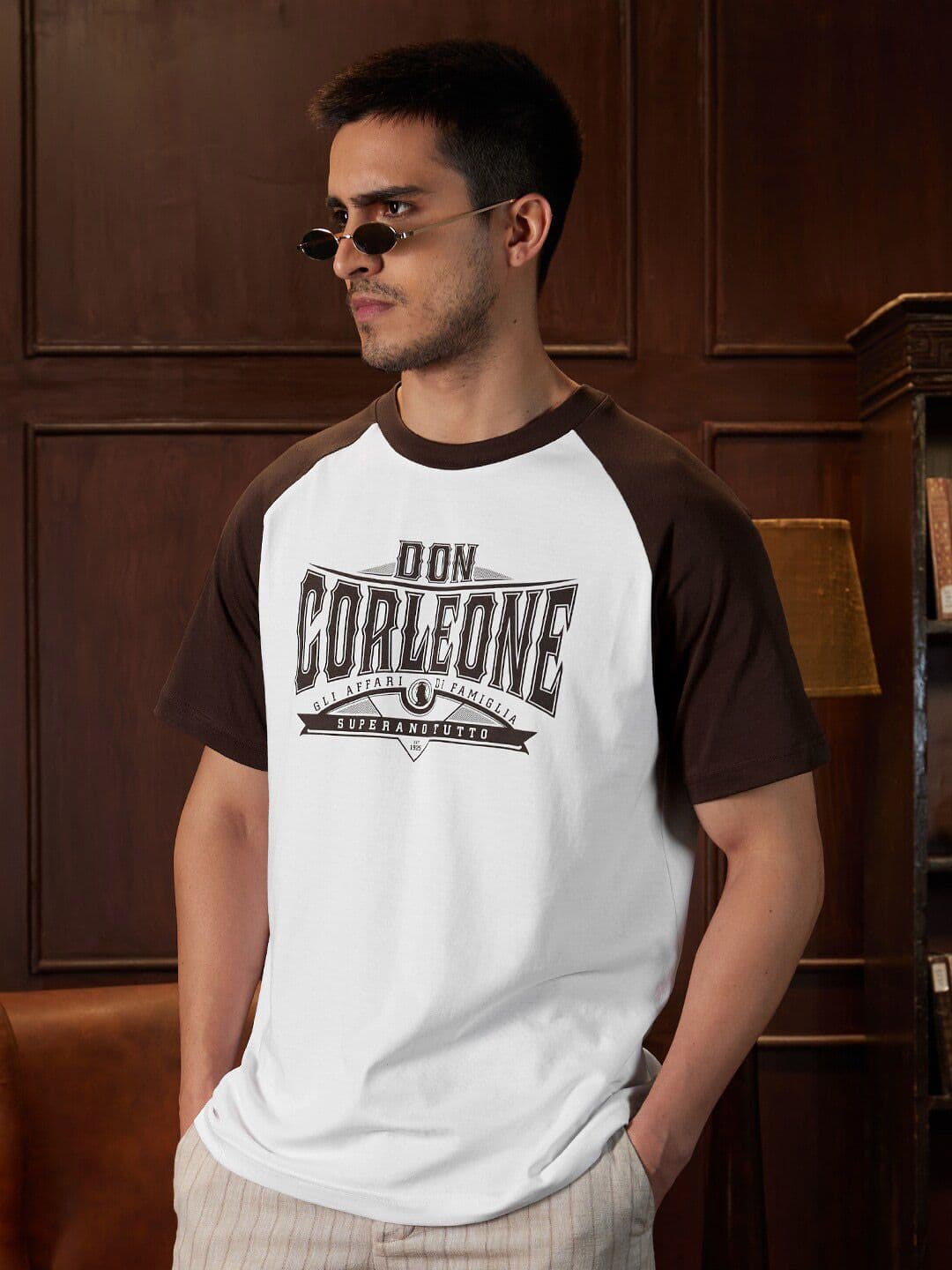 The Souled Store Men Regular Fit The Godfather Printed T-Shirt - view 1