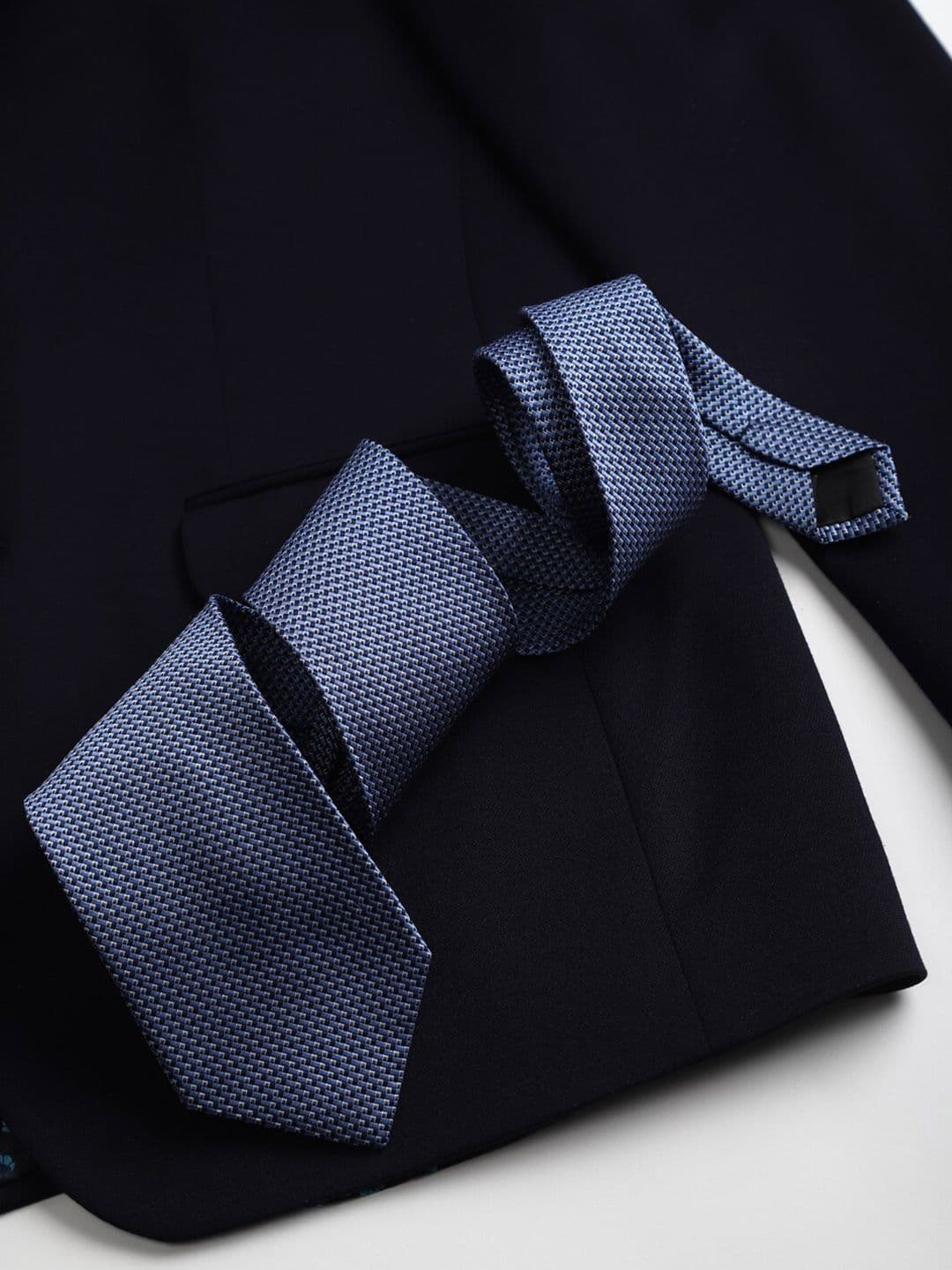 Peter England Men Woven Design Broad Tie - view 1