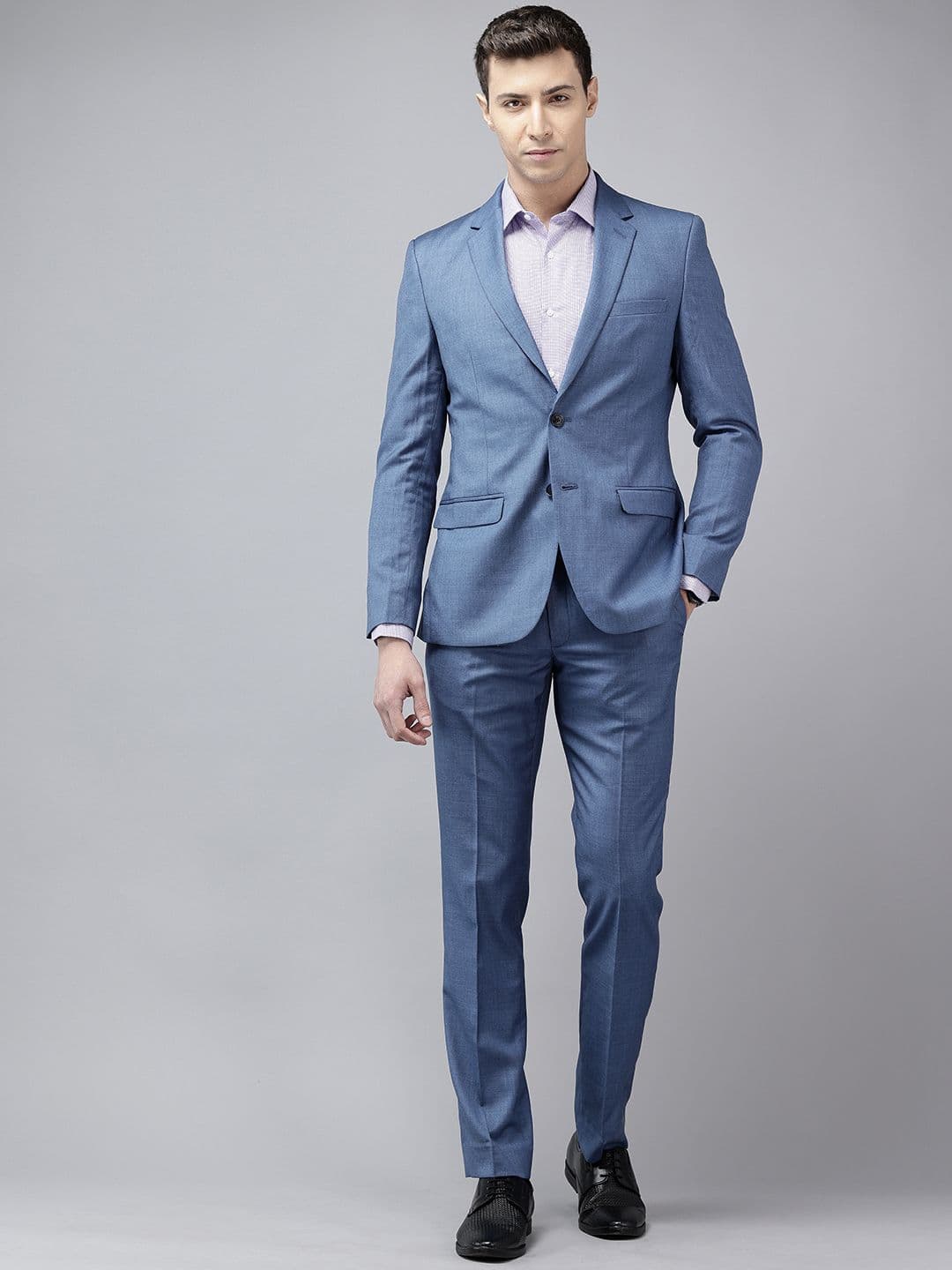 Park Avenue Slim Fit Single-Breasted Two-Piece Party Suit - view 1