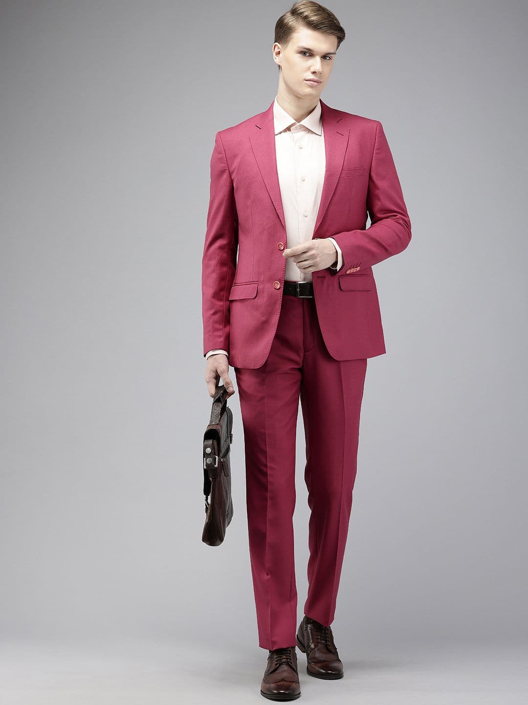 Park Avenue Slim Fit 2 Piece Formal Suit - view 1