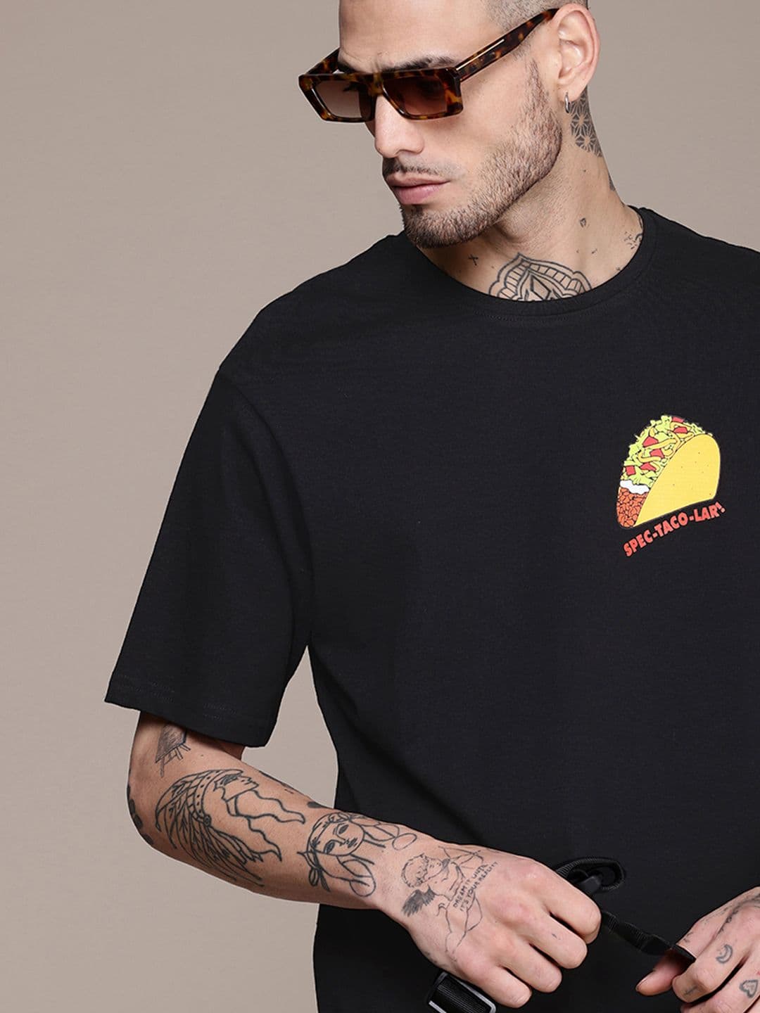 WROGN Men Pure Cotton T-shirt - view 1