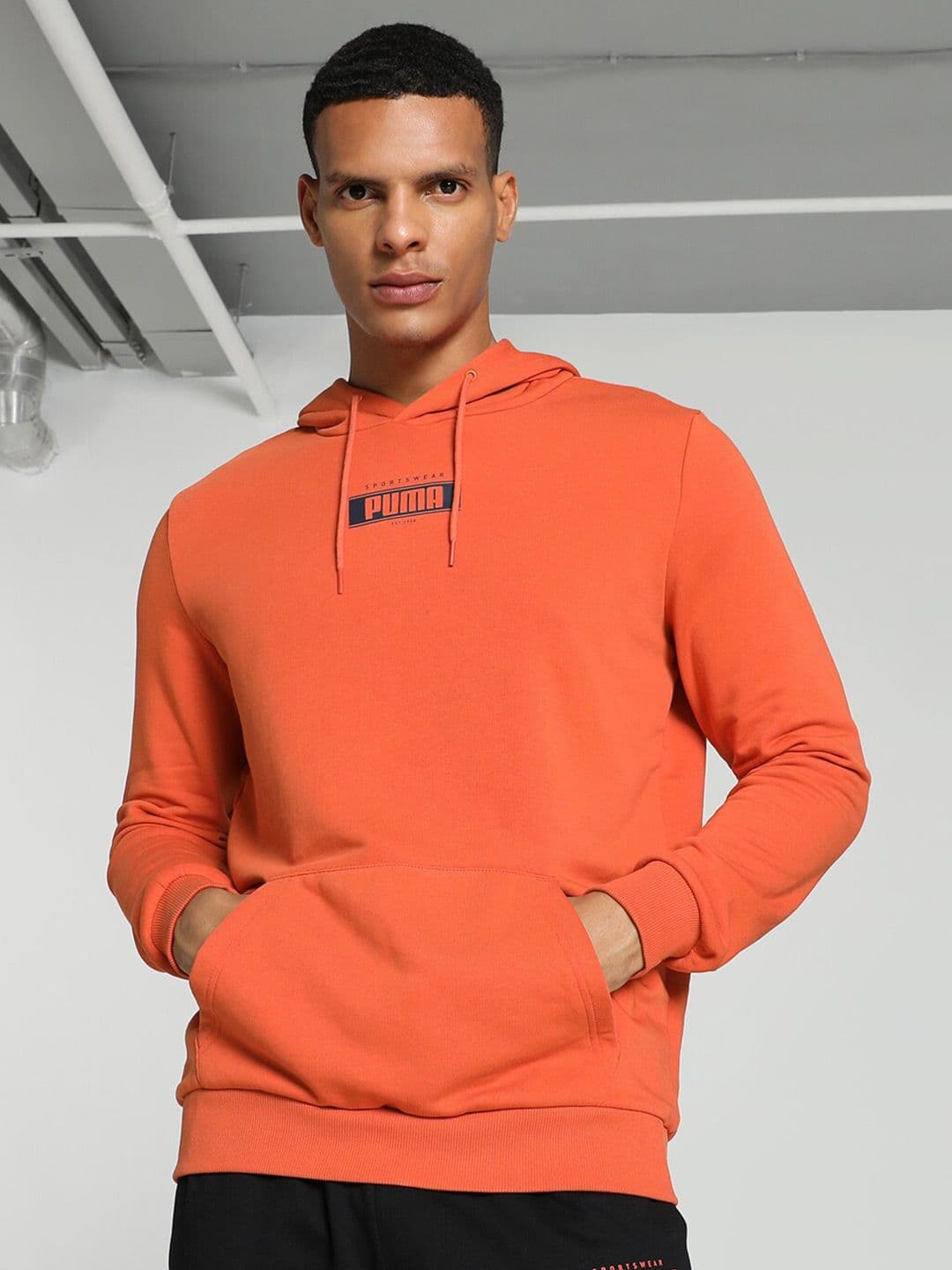 Puma Varsity Graphic Printed Hooded Sweatshirt - view 1